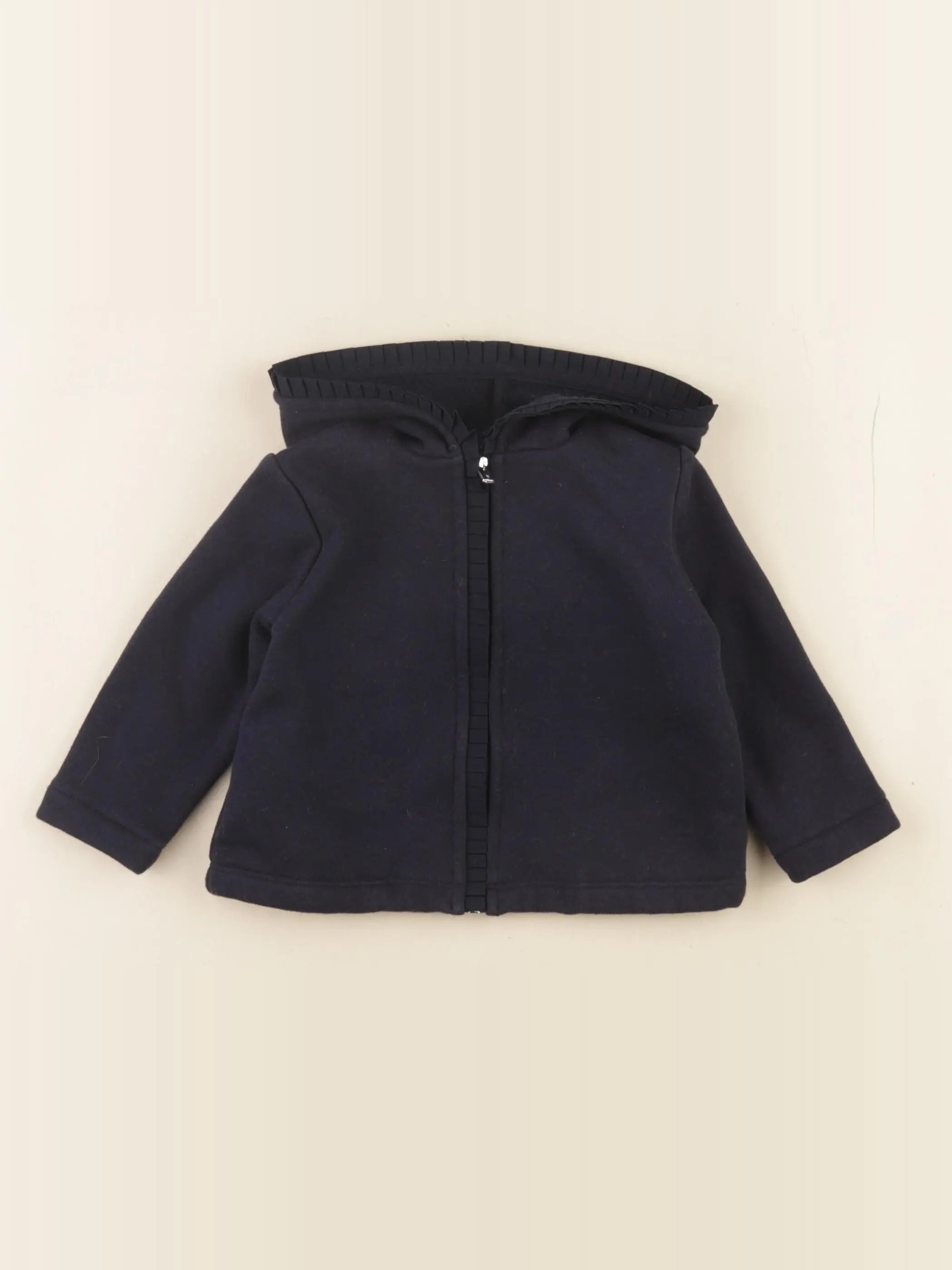 Jacadi - sweat bleu - 12 mois