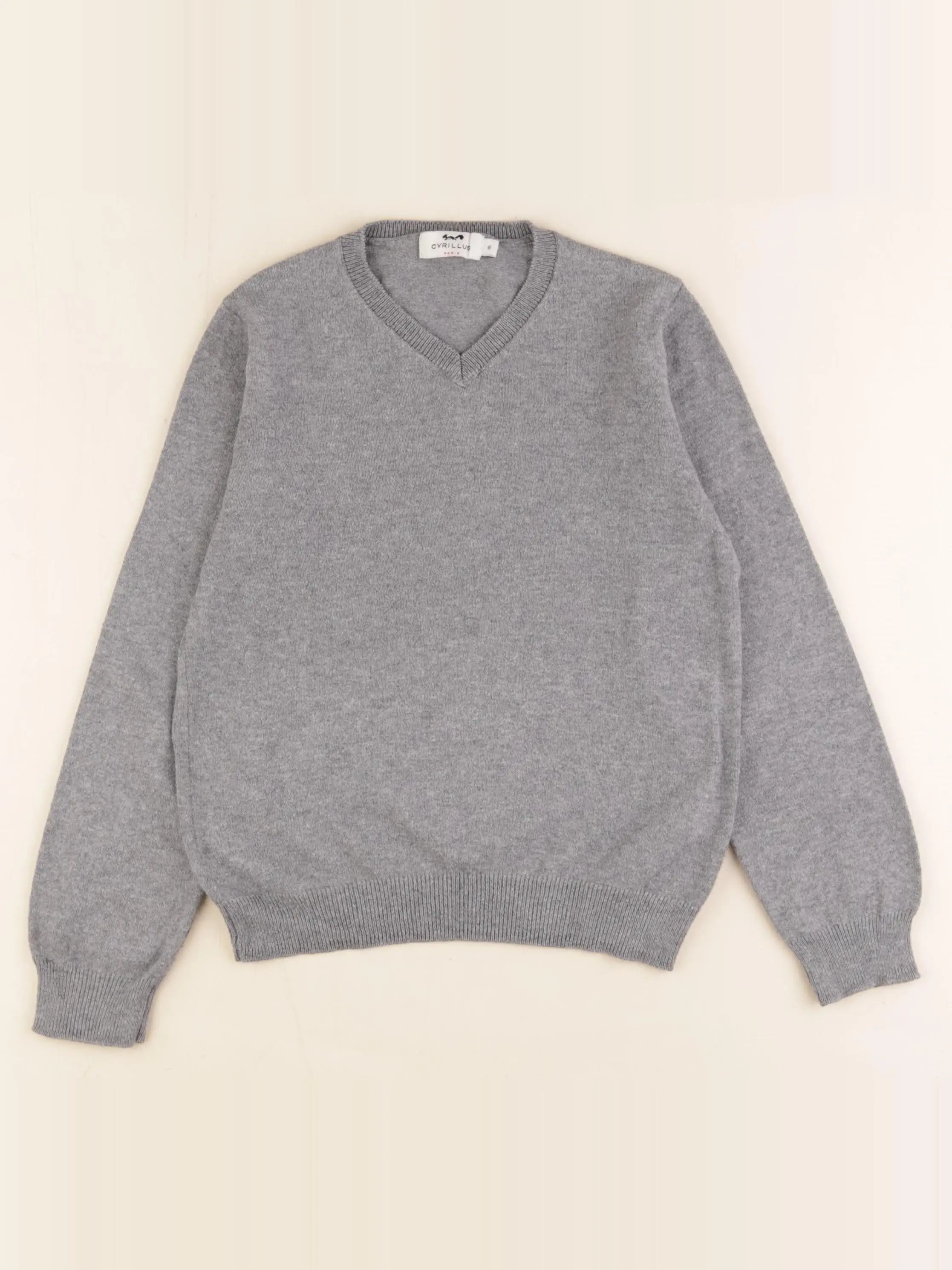 Cyrillus - pull gris - 6 ans