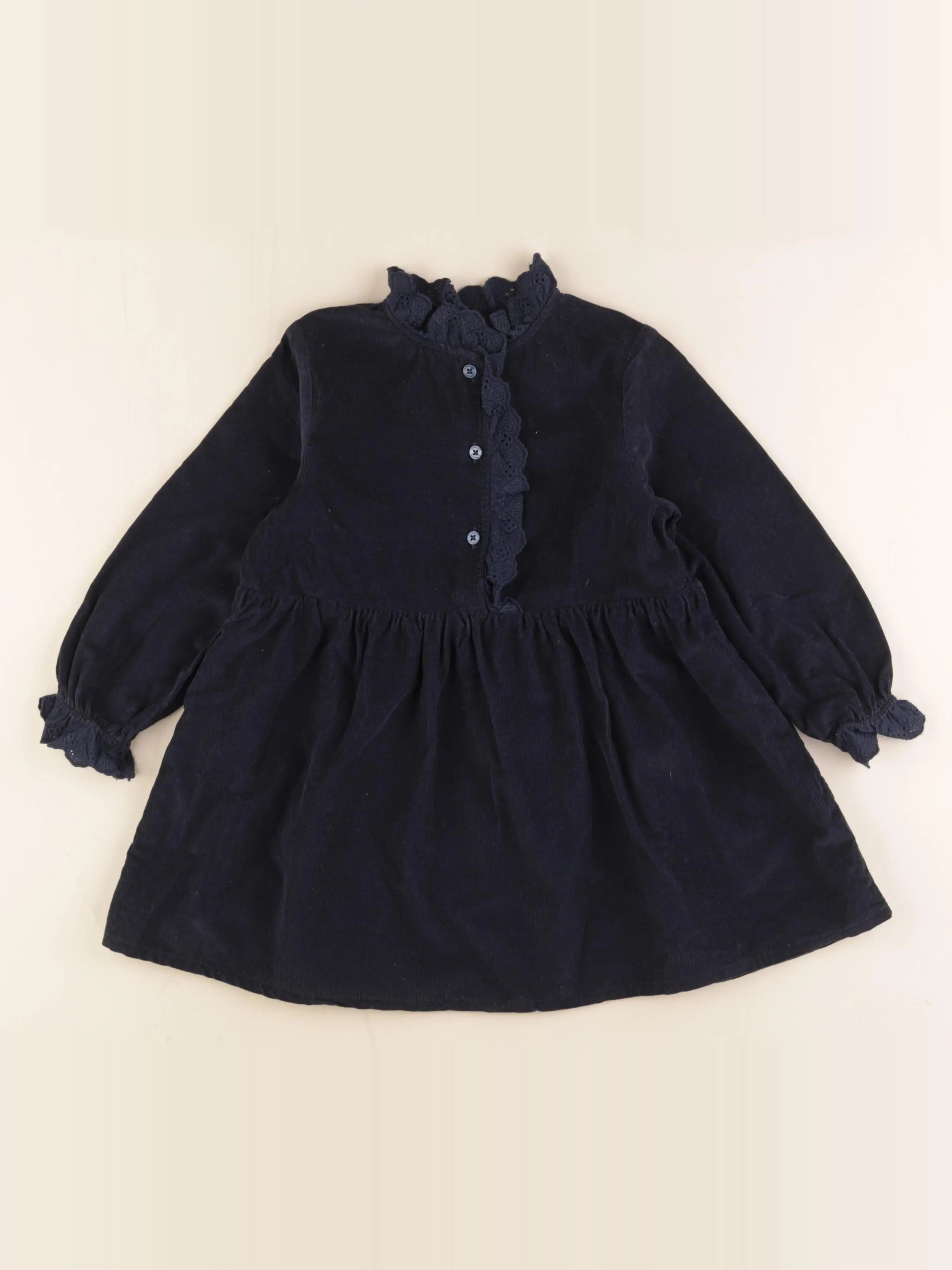 Cyrillus - robe bleu - 4 ans