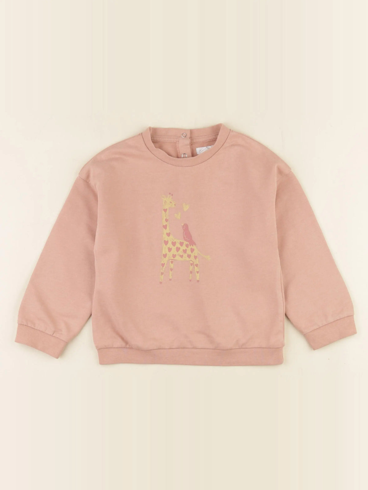 Vertbaudet - sweat rose - 36 mois
