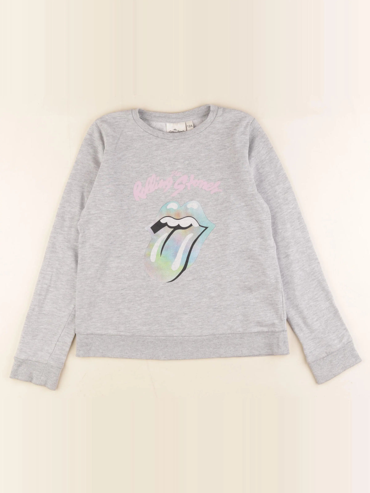 Vertbaudet - sweat gris - 12 ans