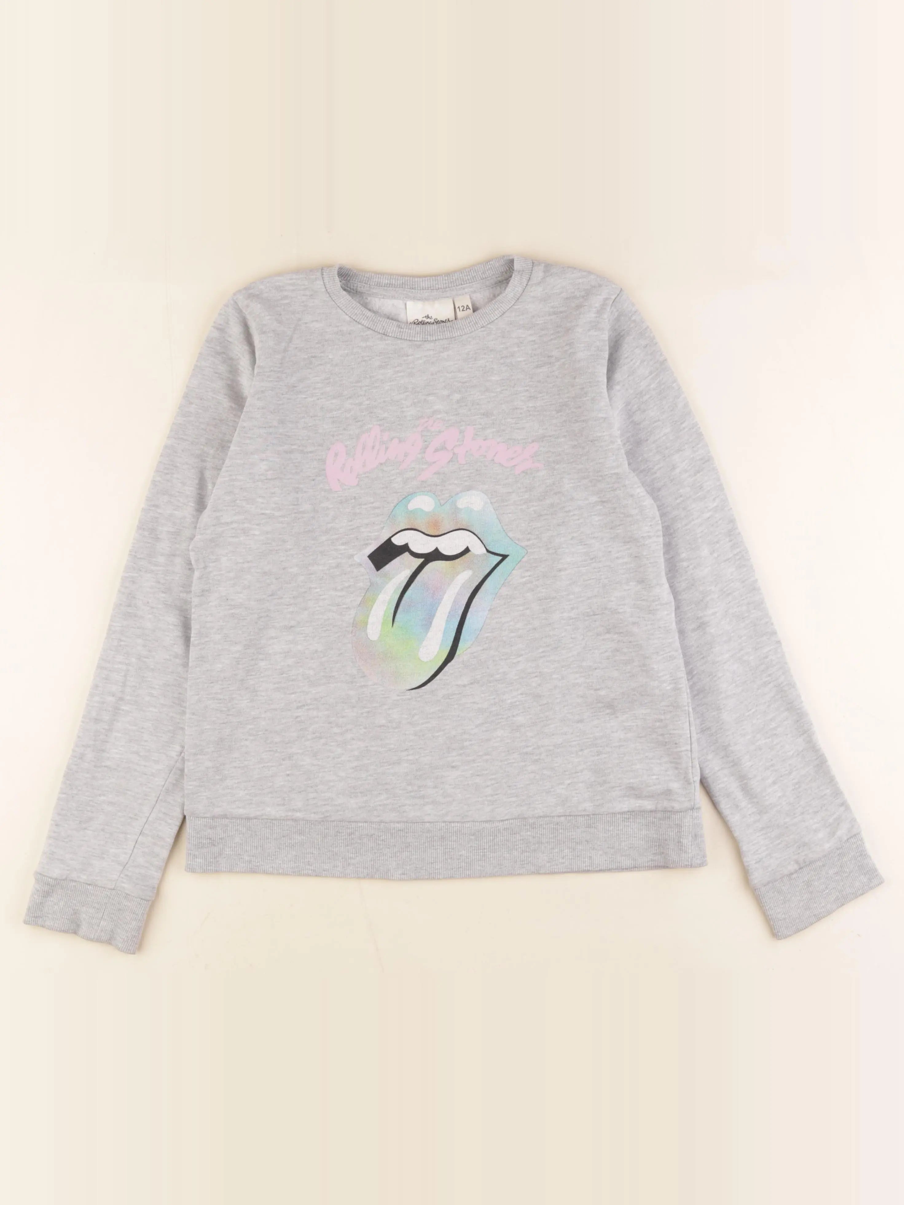 Vertbaudet - sweat gris - 12 ans
