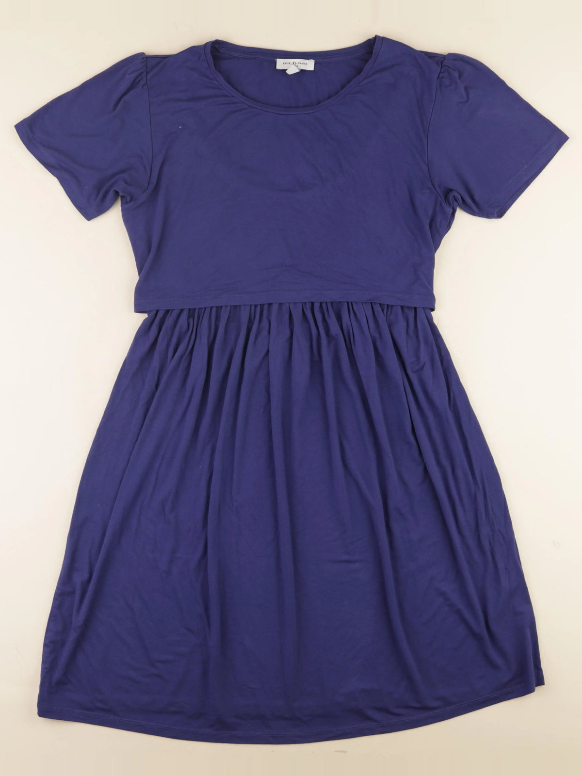 Envie de fraise - robe allaitement bleu - 44 à 46