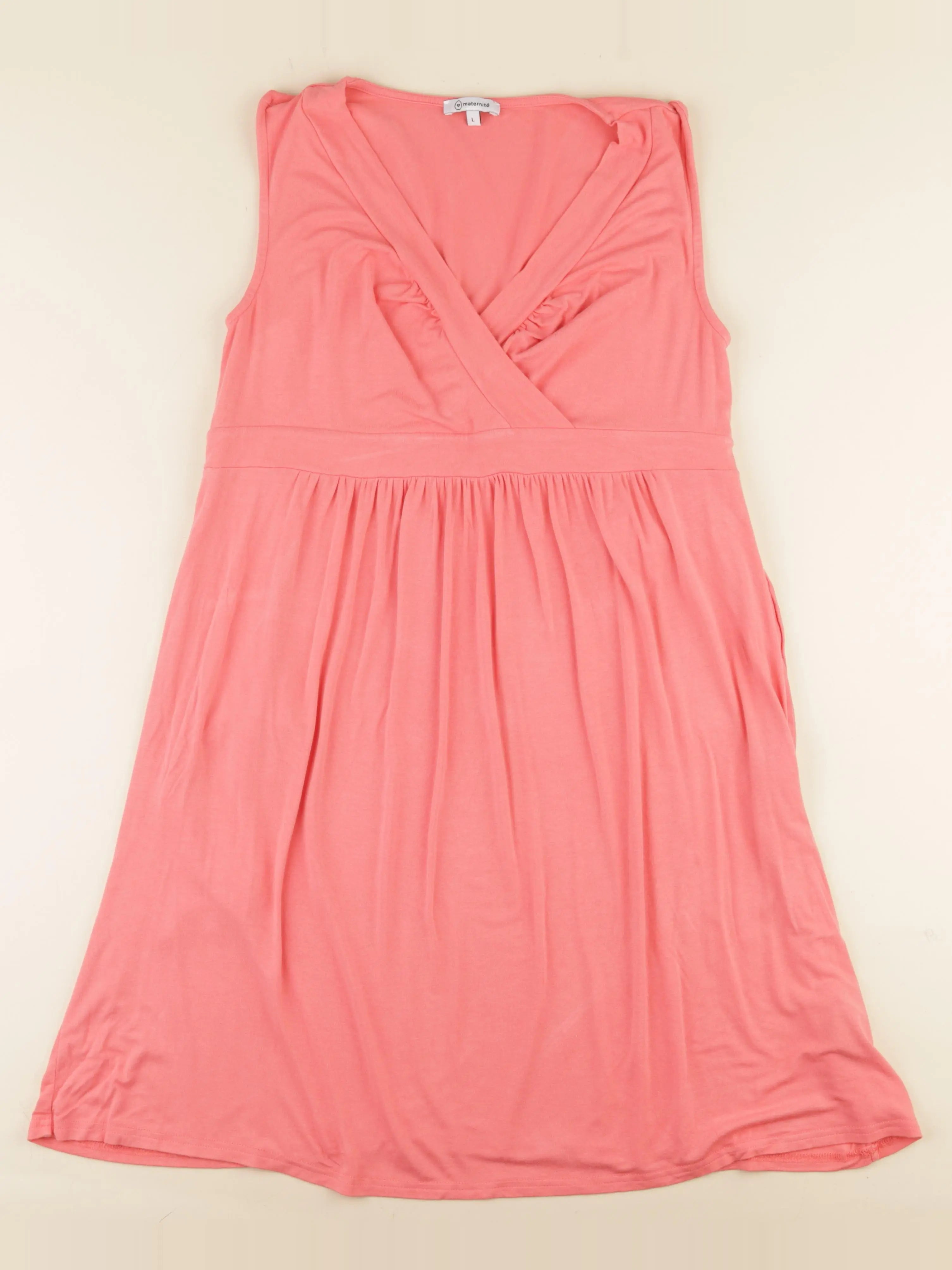 Vertbaudet - robe grossesse, allaitement rose - l