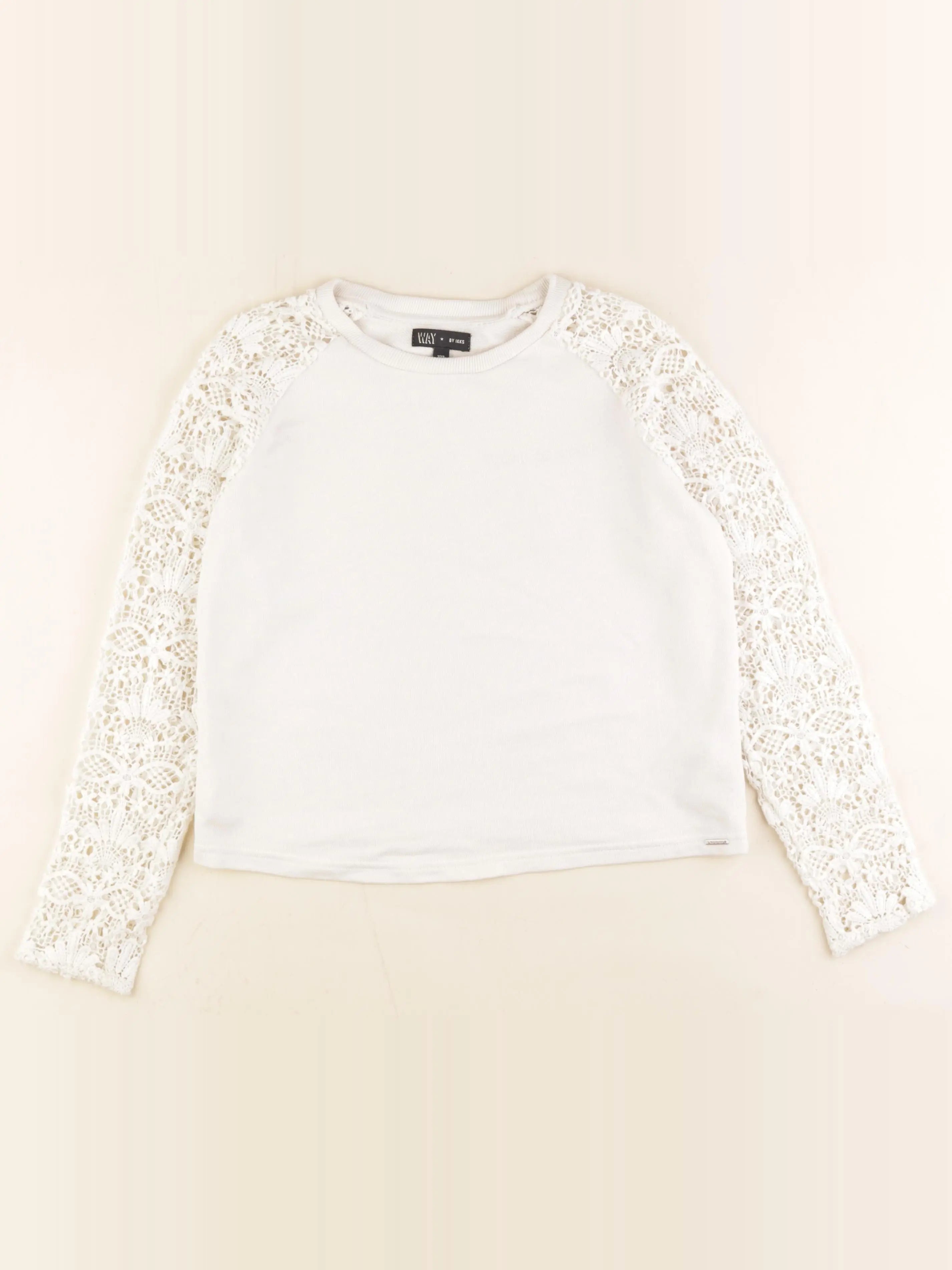 IKKS - sweat beige - 10 ans