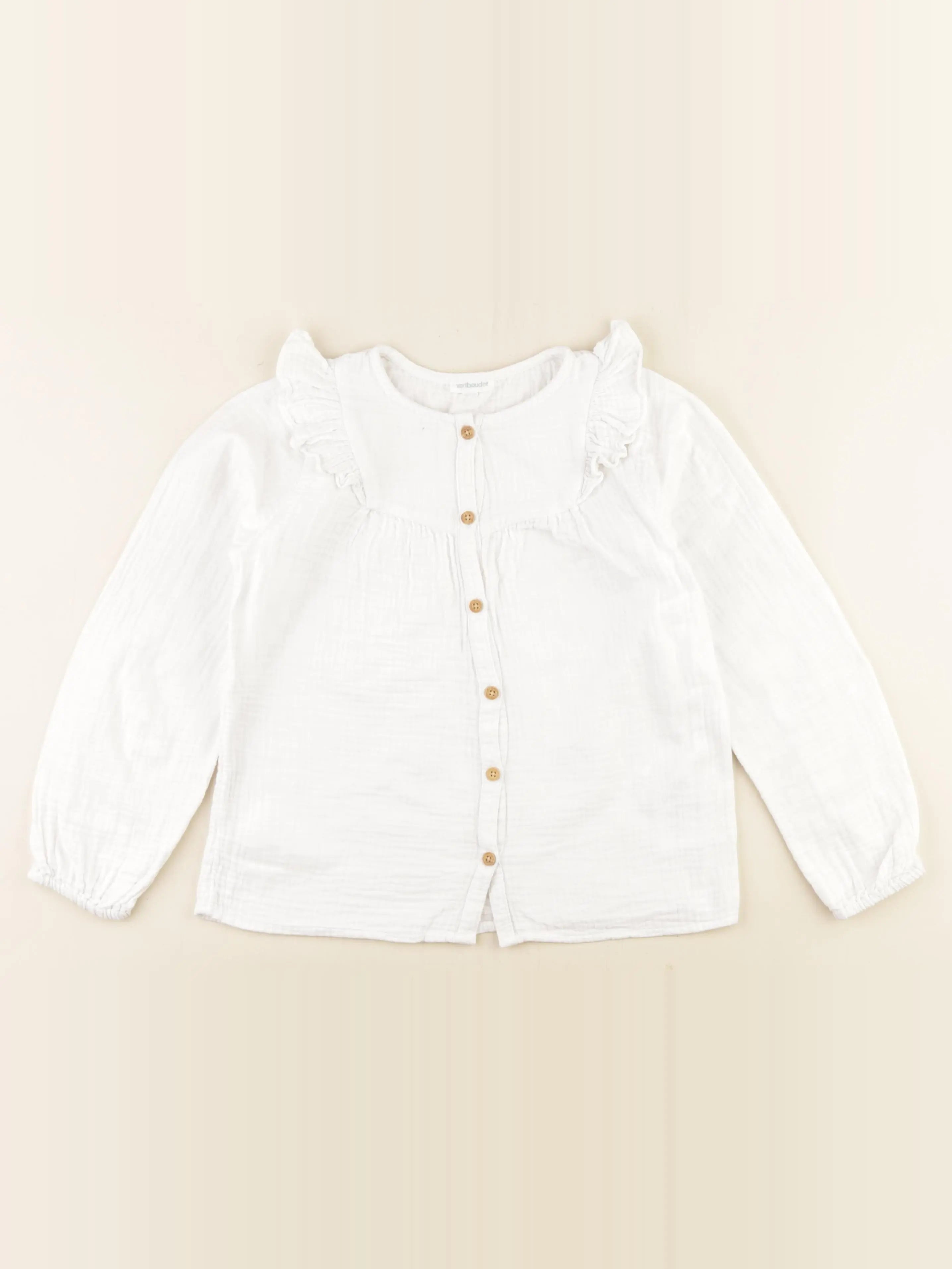 Vertbaudet - blouse blanc - 8 ans