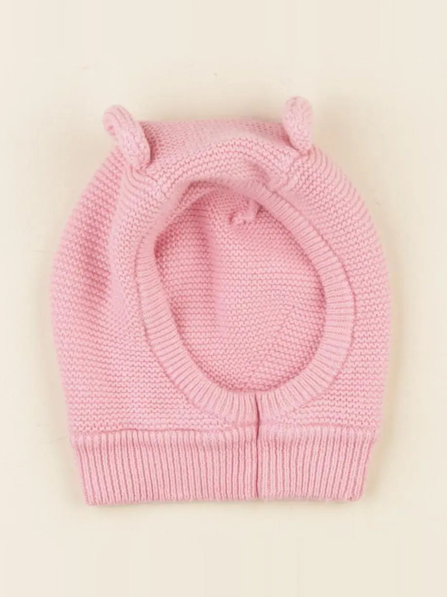 Petit Bateau - cagoule rose - 6/12 mois