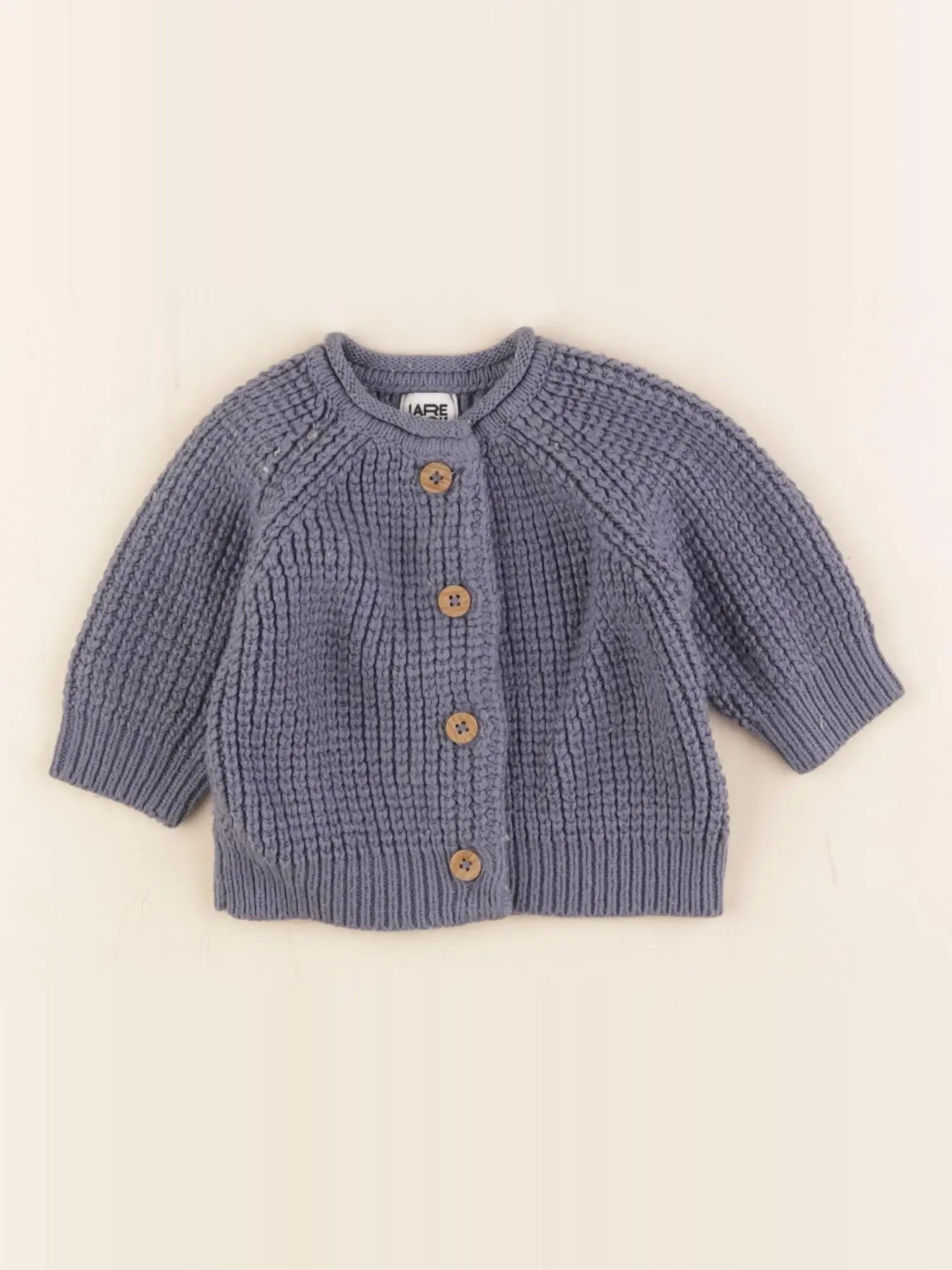 La Redoute - gilet bleu - 1 mois