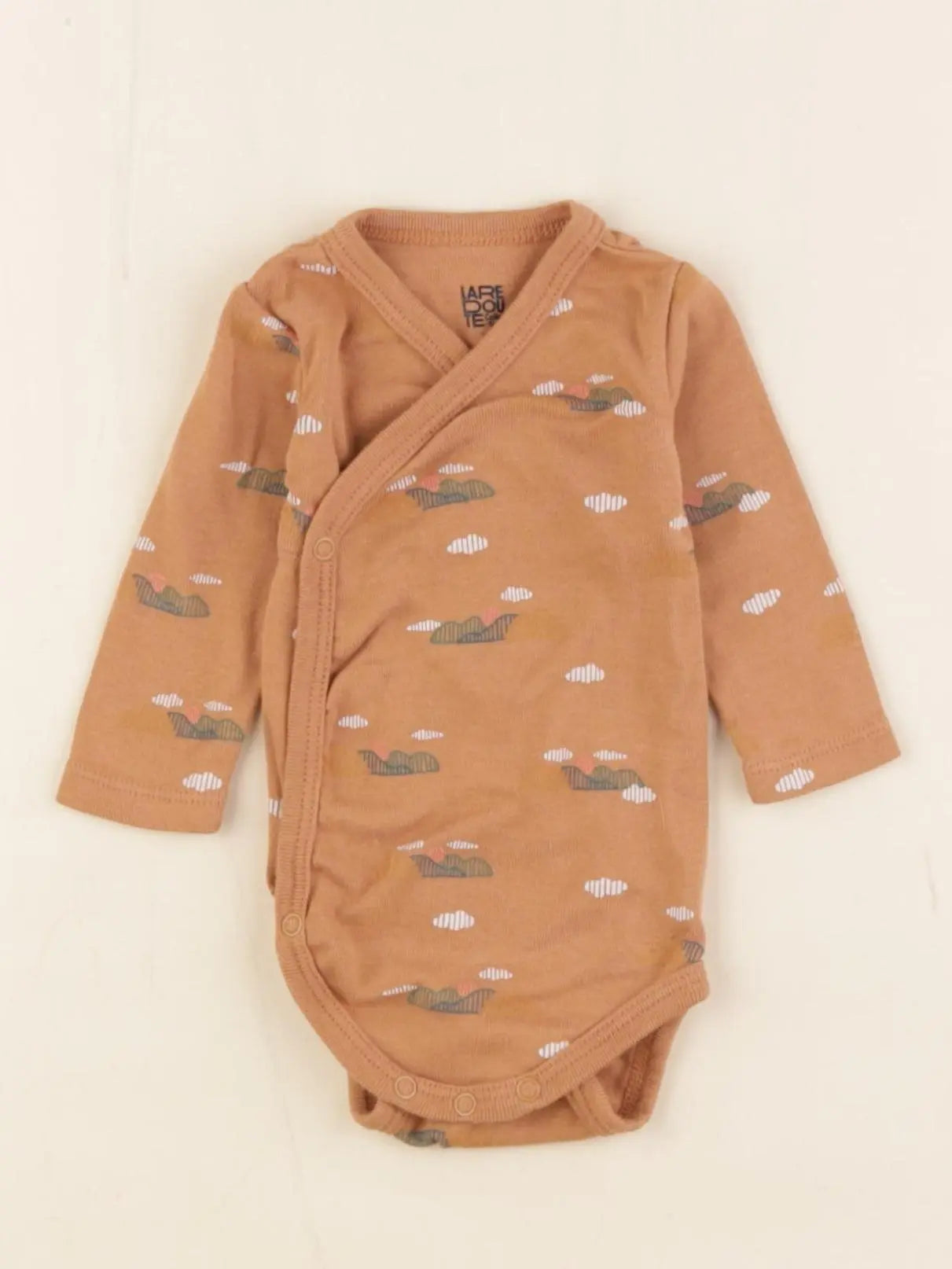 La Redoute - body marron - 1 mois