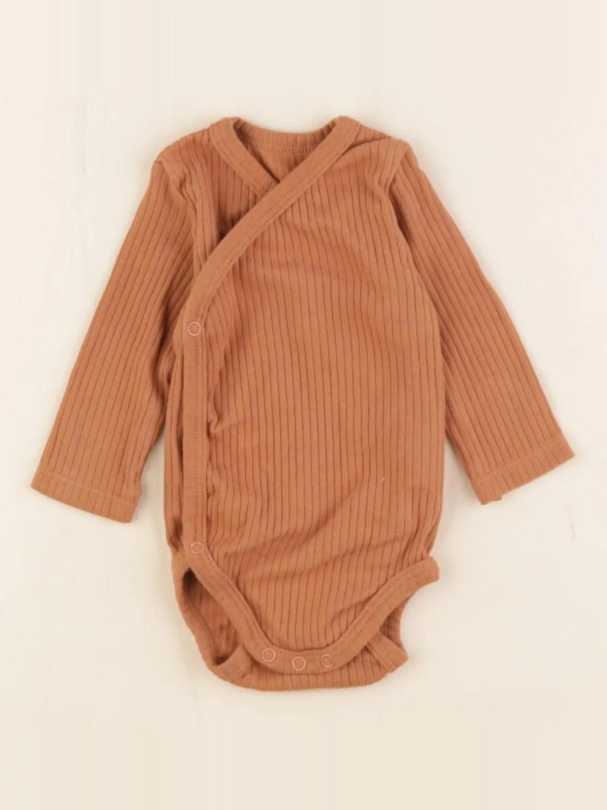 La Redoute - body marron - 3 mois