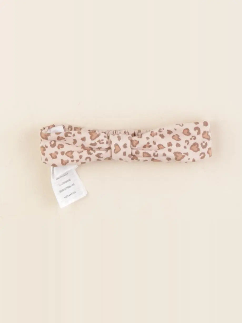 Vertbaudet - bandeau beige, marron - 12 mois