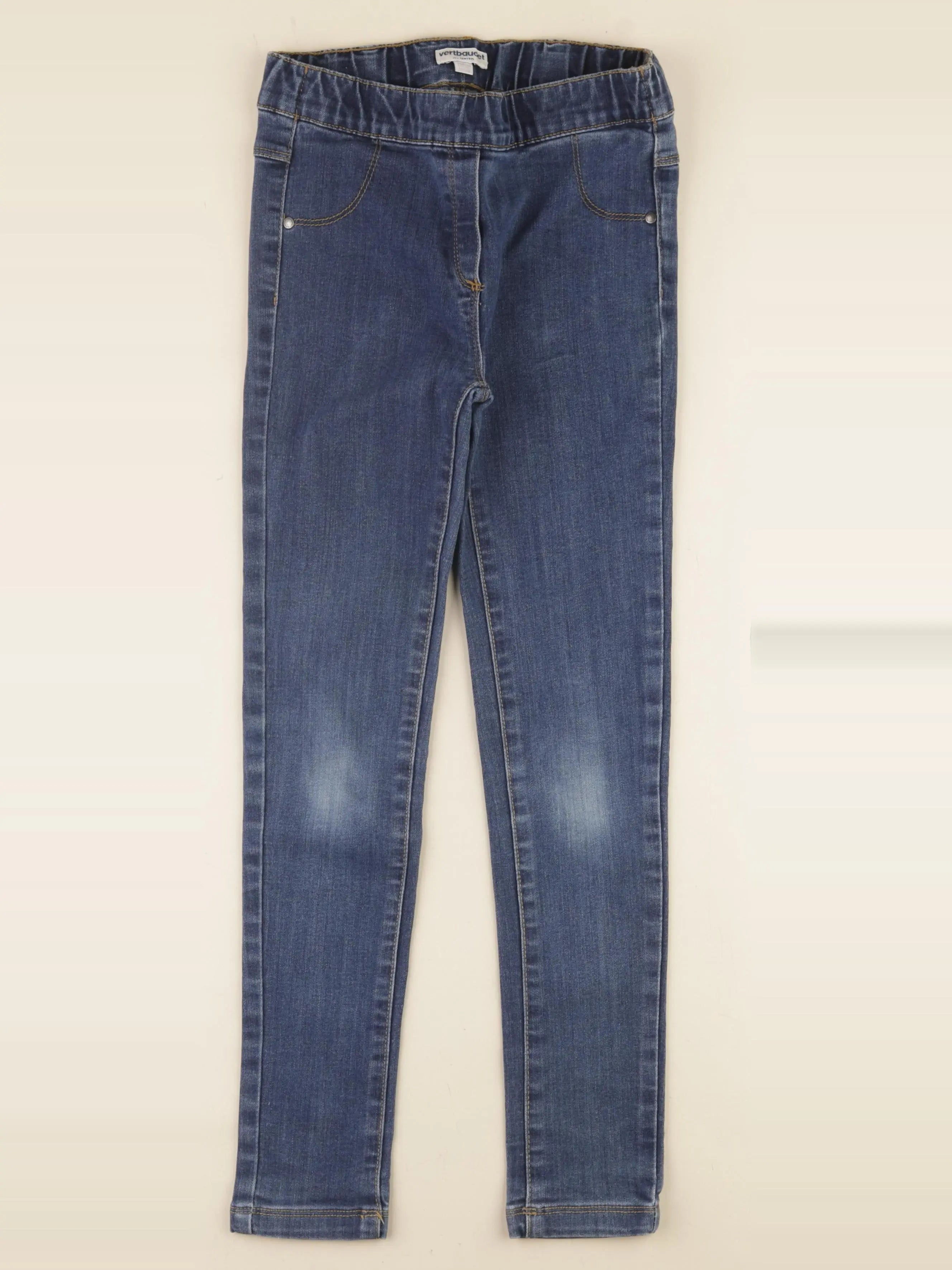 Vertbaudet - jegging bleu - 10 ans