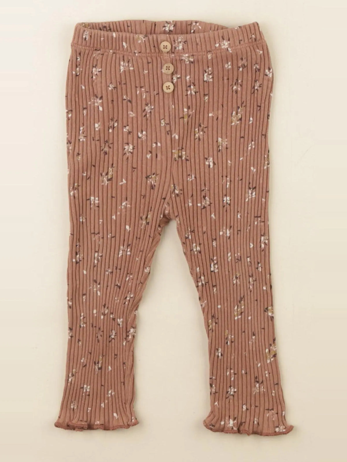 Zara - legging marron - 9/12 mois