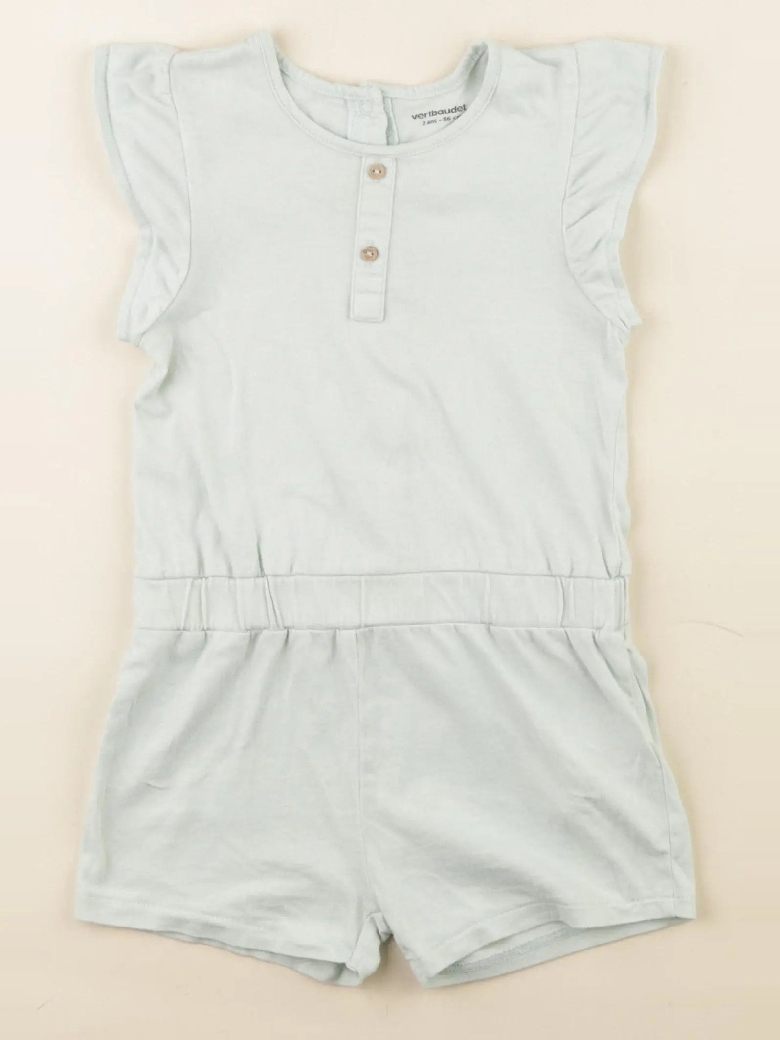 Vertbaudet - combinaison vert - 2 ans