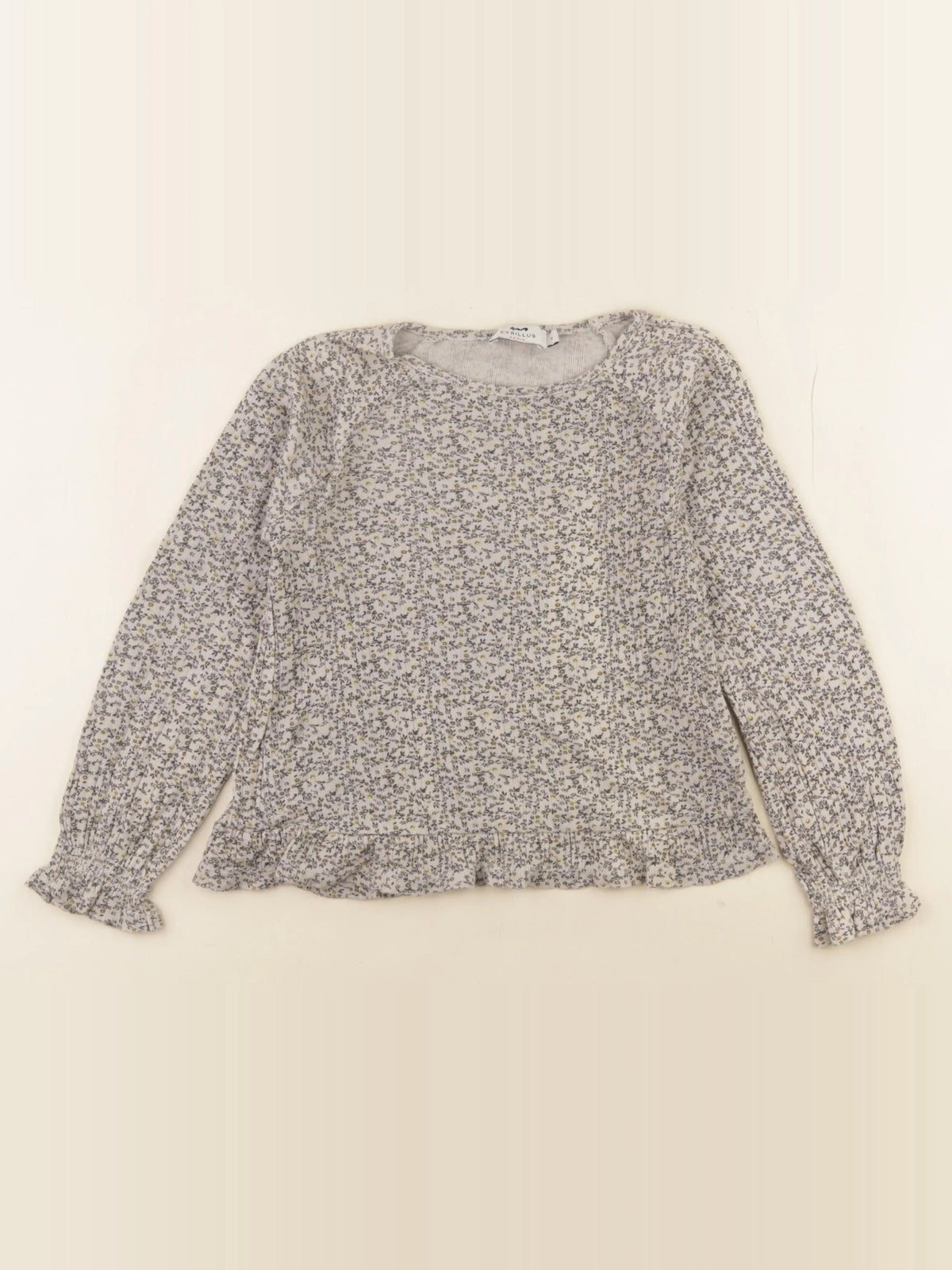 Cyrillus - tee-shirt gris - 8 ans