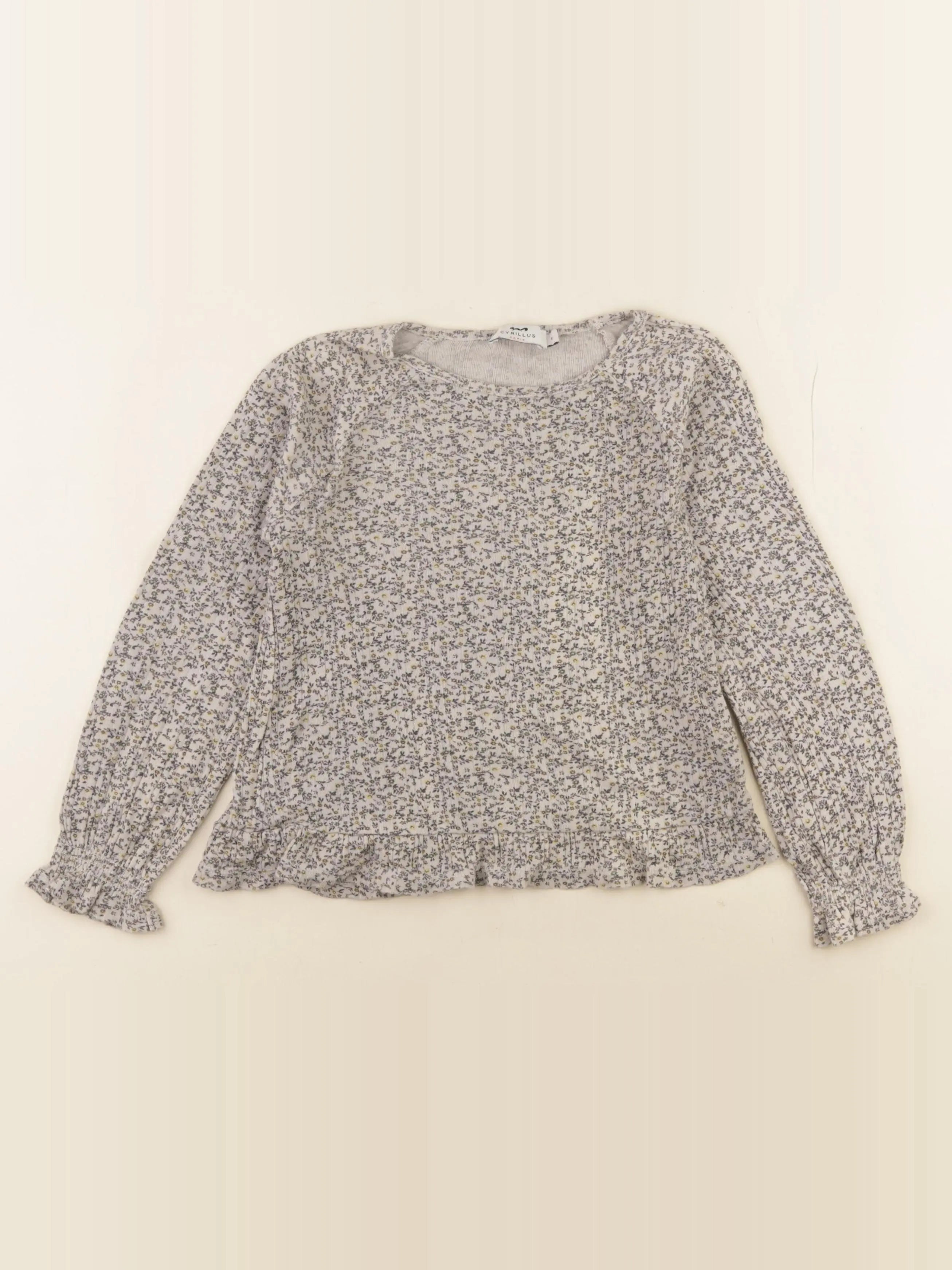 Cyrillus - tee-shirt gris - 8 ans