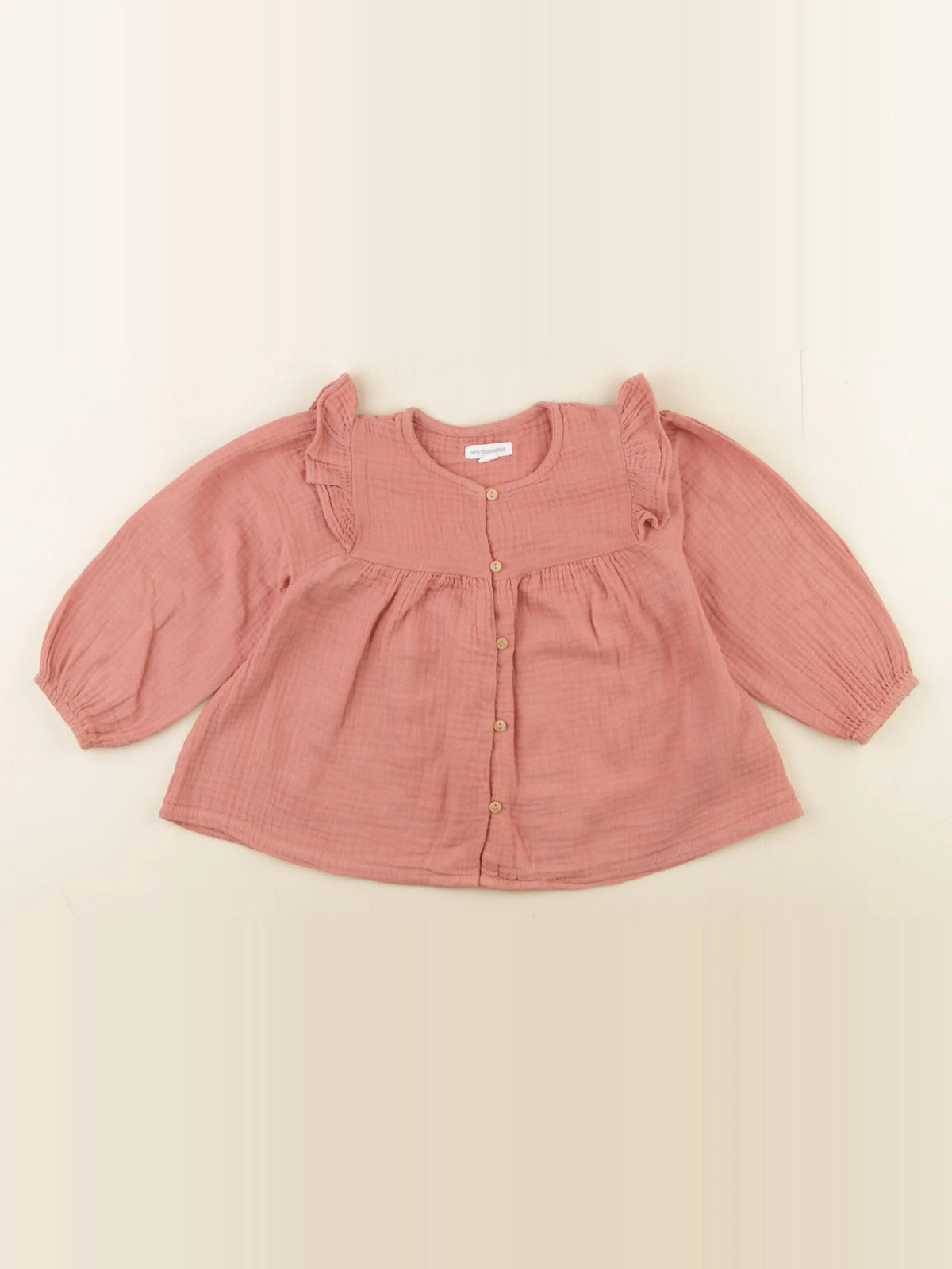 Vertbaudet - blouse rose - 24 mois