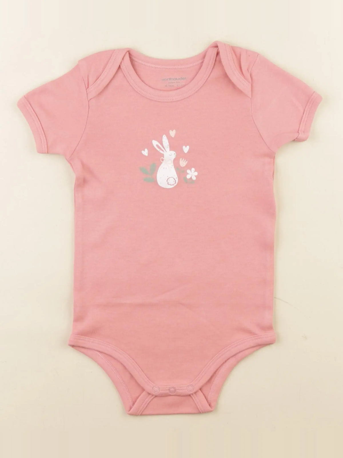 Vertbaudet - body rose - 36 mois