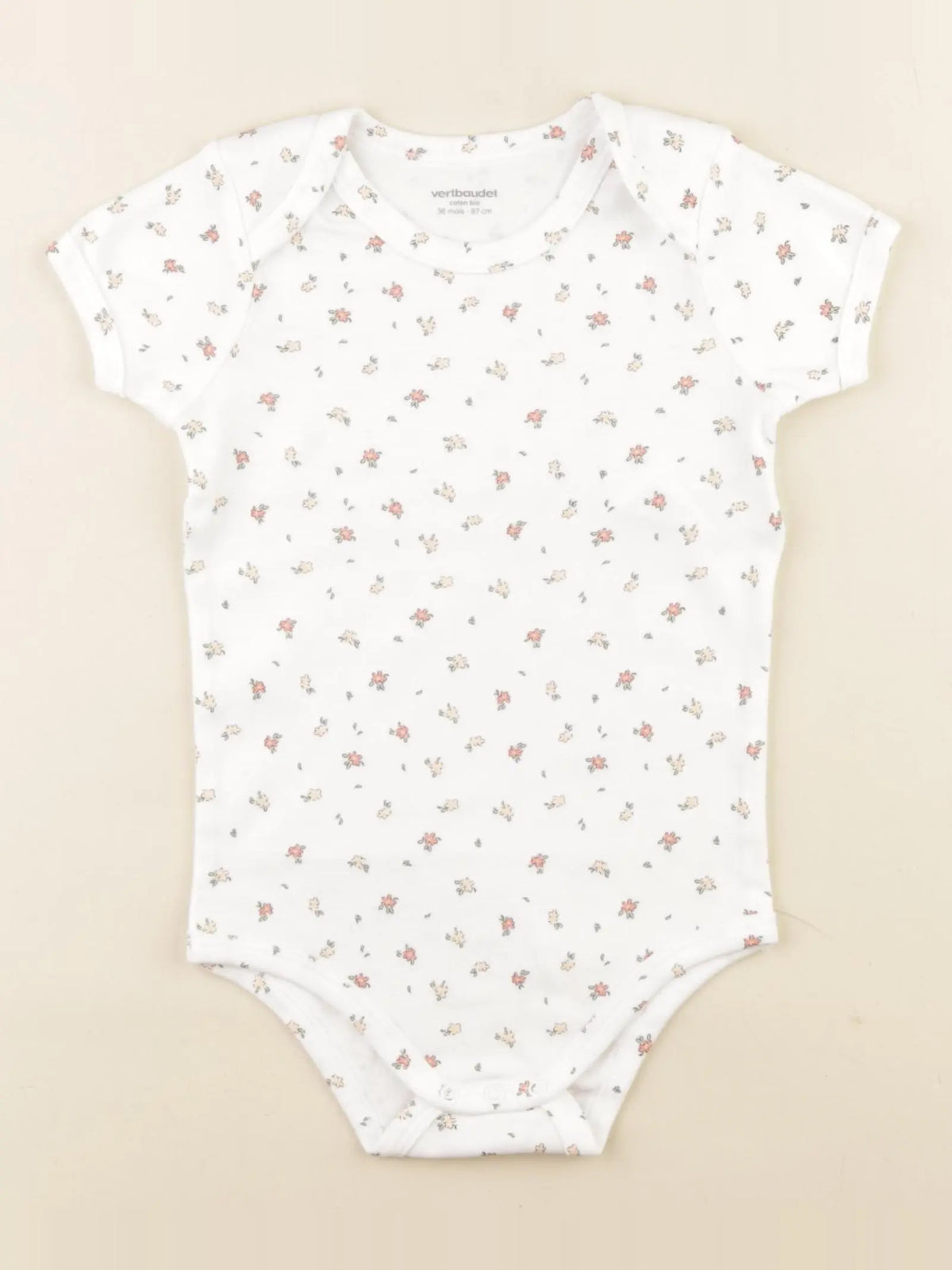 Vertbaudet - body blanc - 36 mois