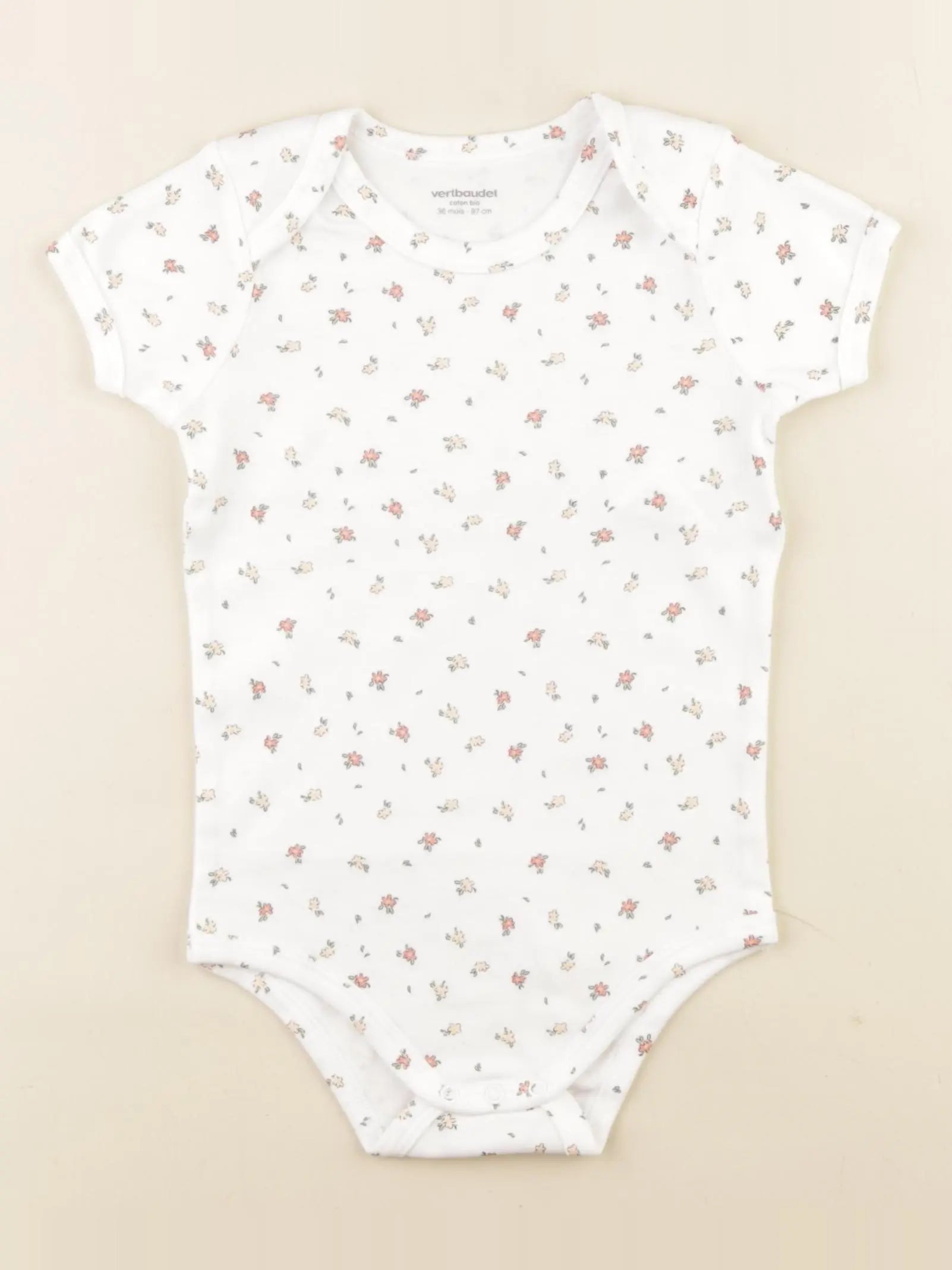 Vertbaudet - body blanc - 36 mois