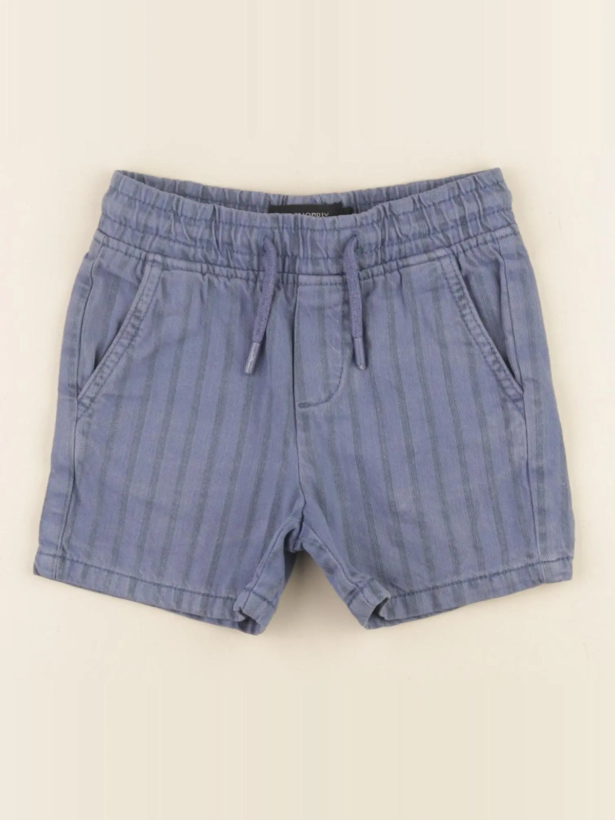 Monoprix - short bleu - 3 ans