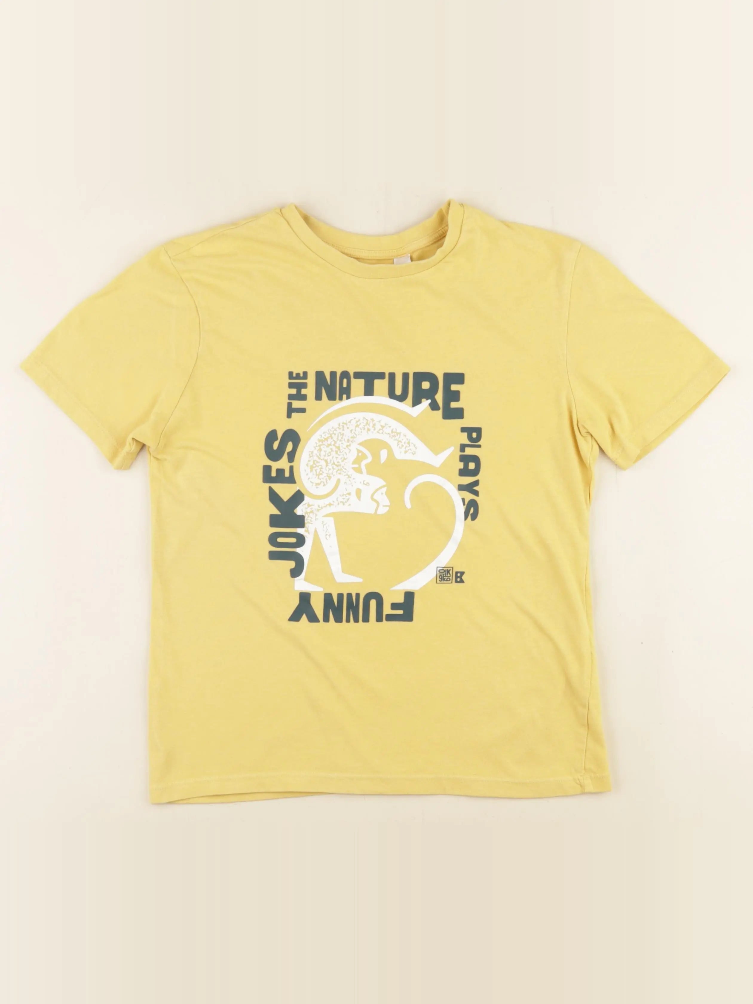 Okaidi - tee-shirt jaune - 10 ans