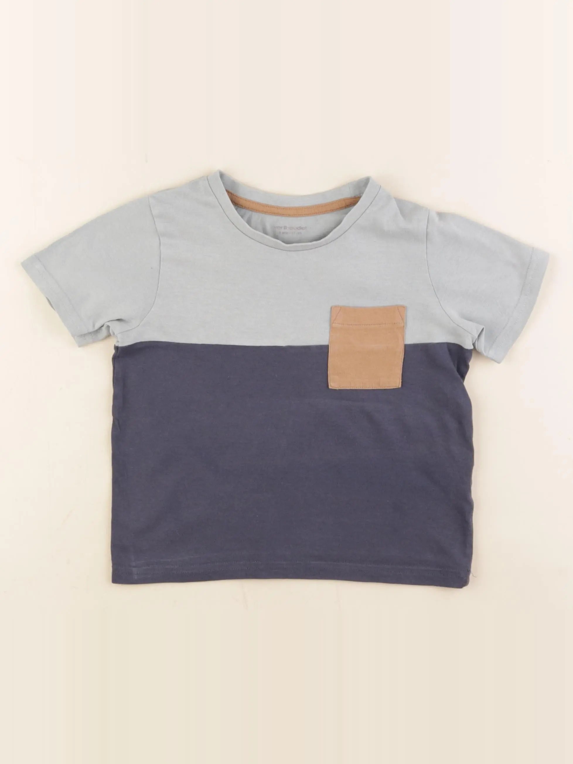 Vertbaudet - tee-shirt bleu - 3 ans