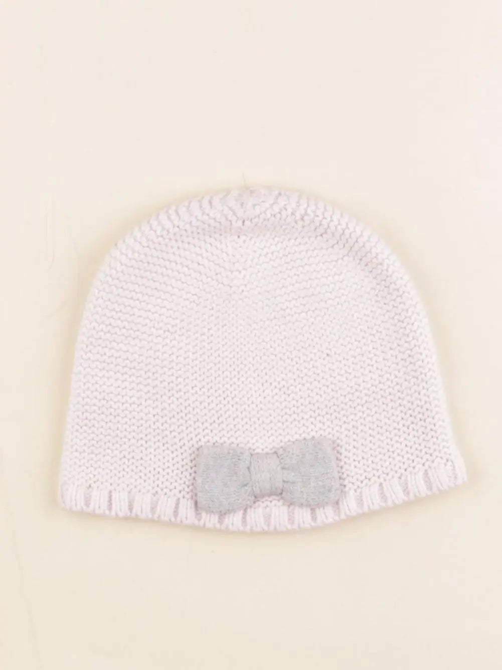 Jacadi - bonnet gris, rose - 36 mois
