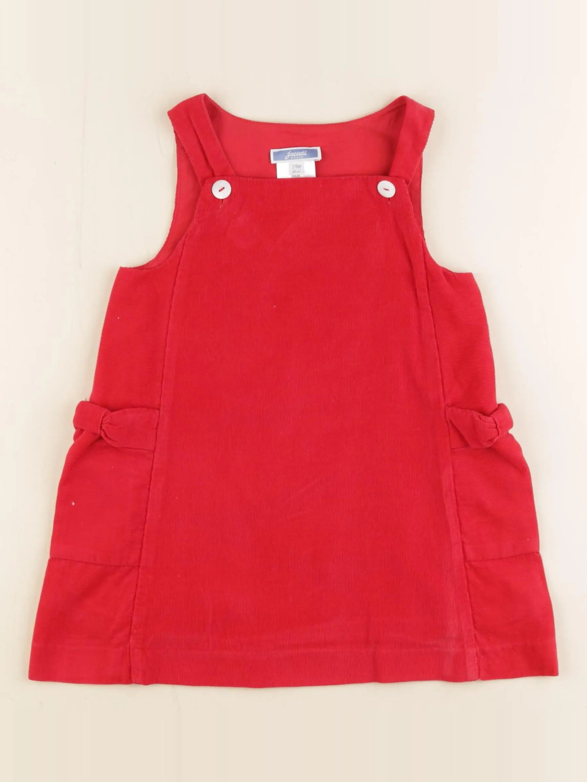 Jacadi - robe rouge - 24 mois