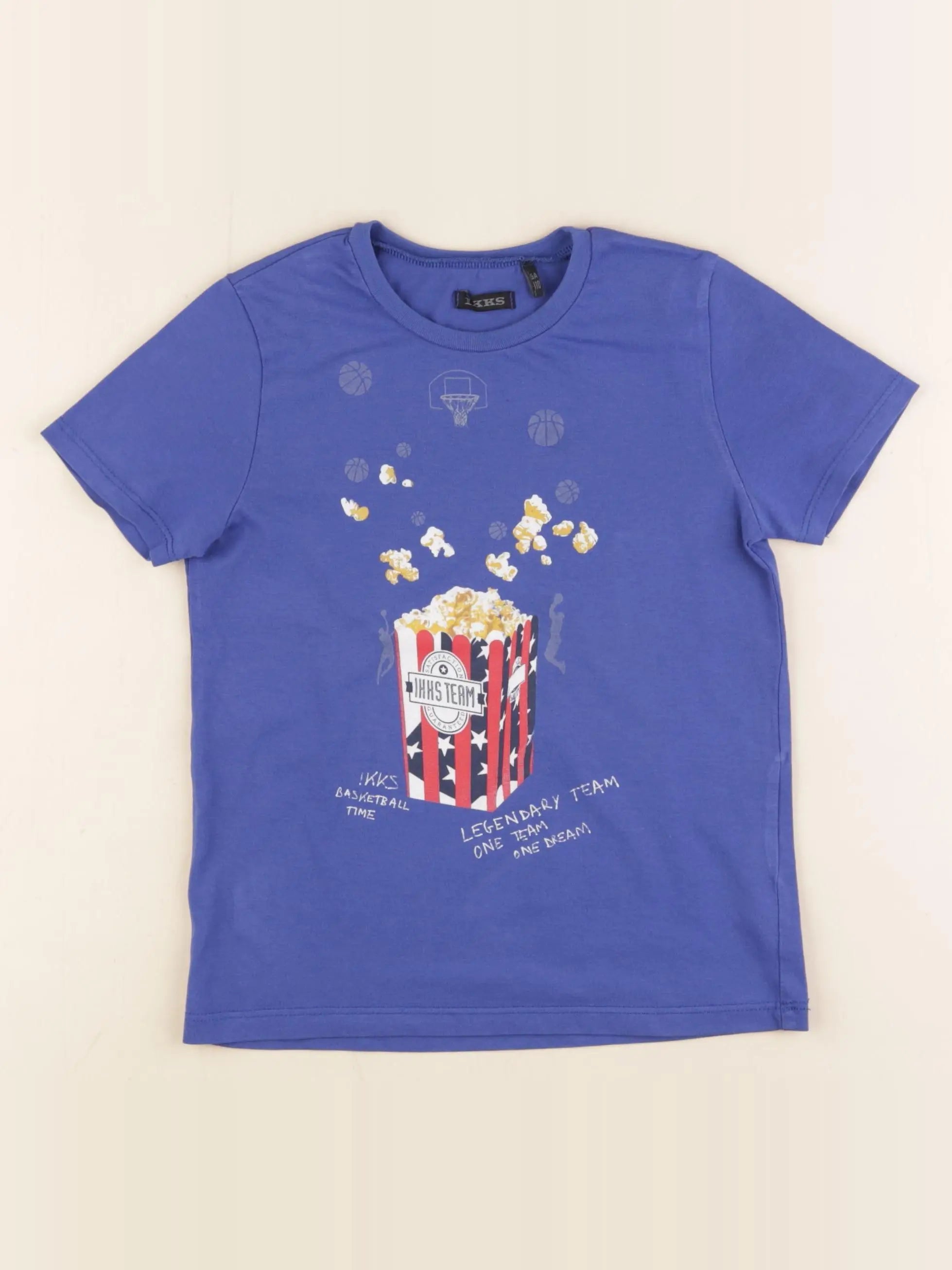 IKKS - tee-shirt bleu - 5 ans