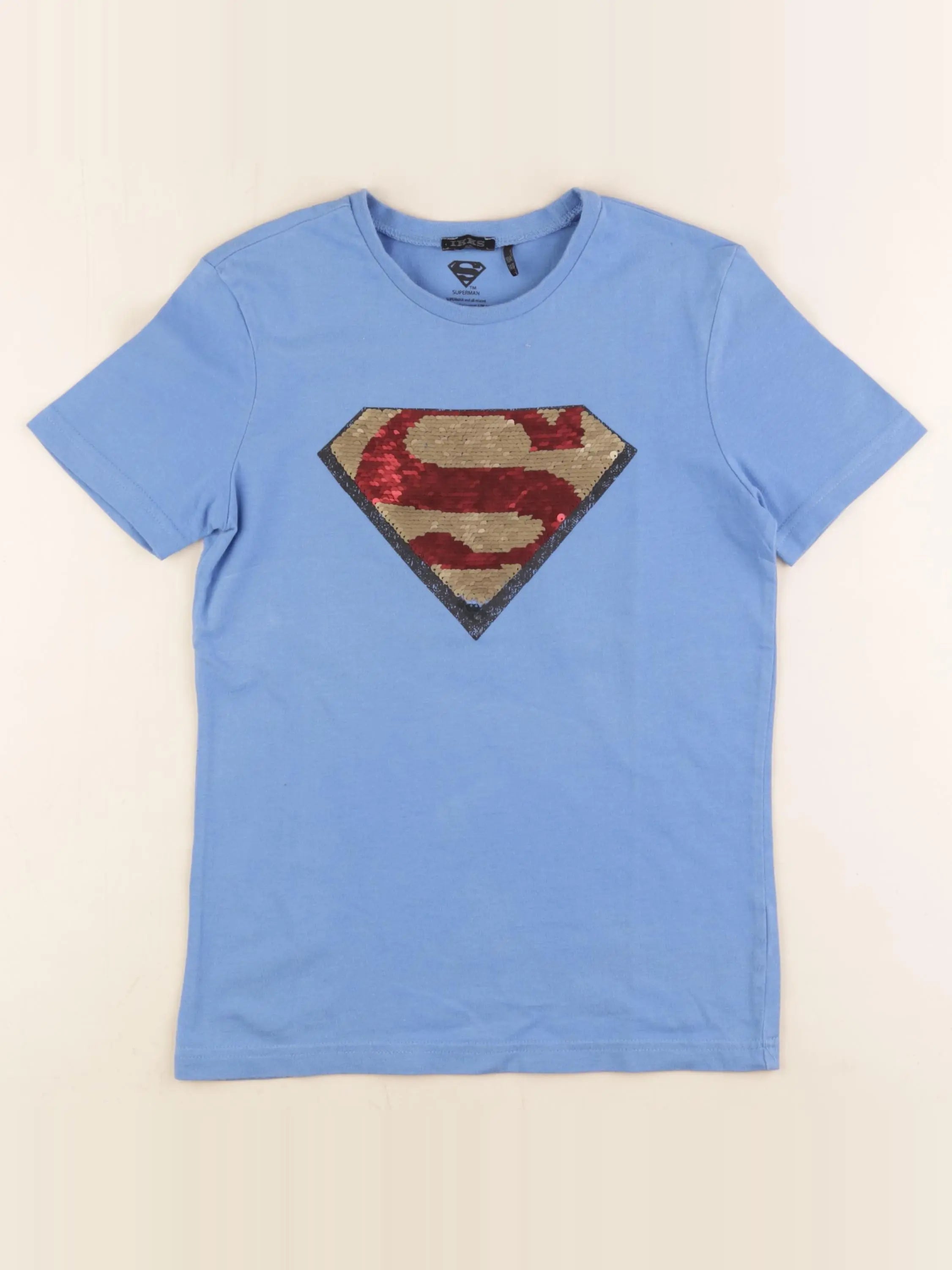 IKKS - tee-shirt imprimé au dos bleu - 10 ans