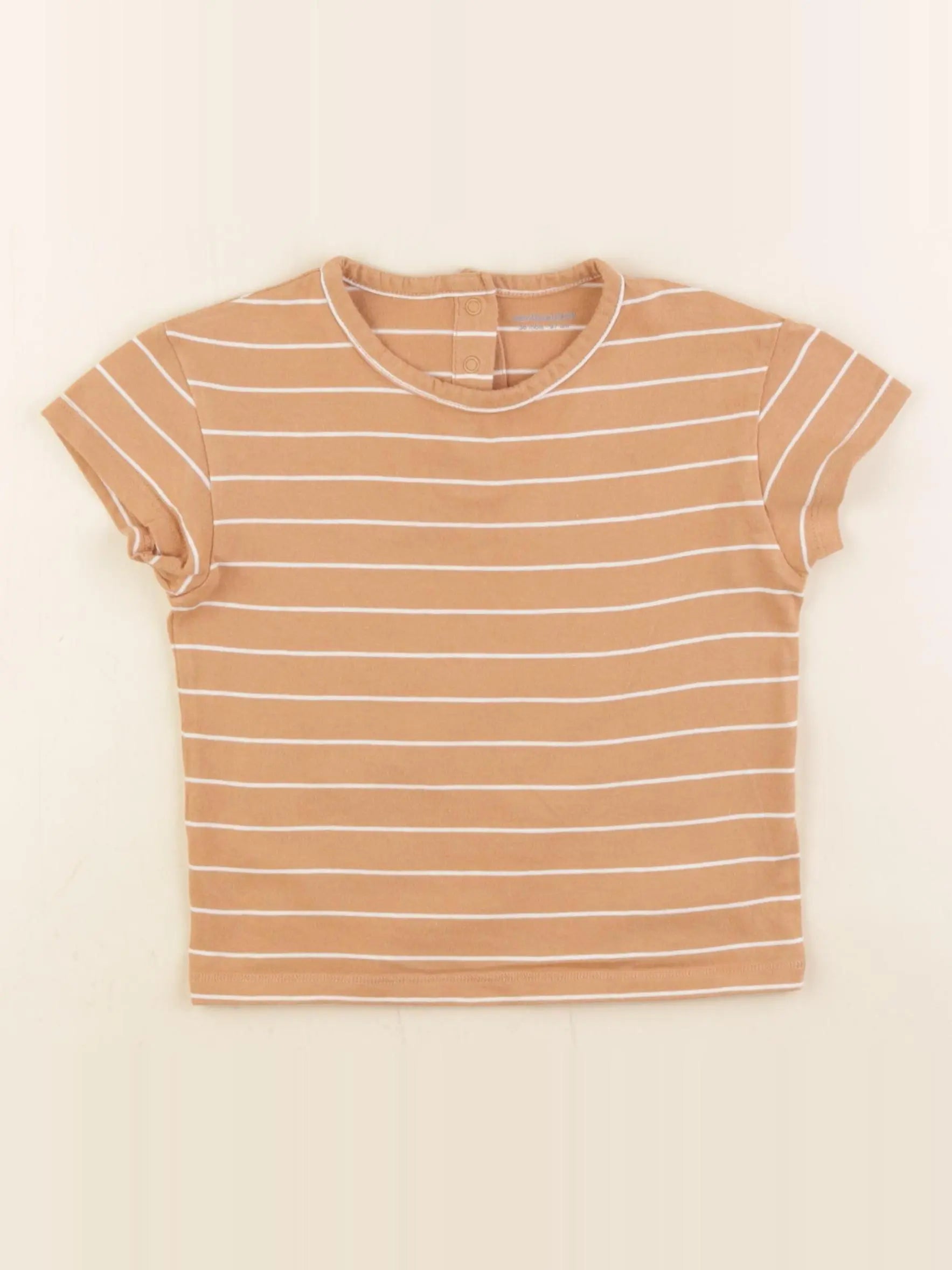 Vertbaudet - tee-shirt marron - 36 mois