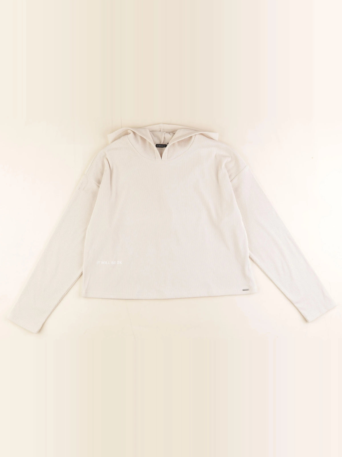 IKKS - pull imprimé au dos beige - 14 ans