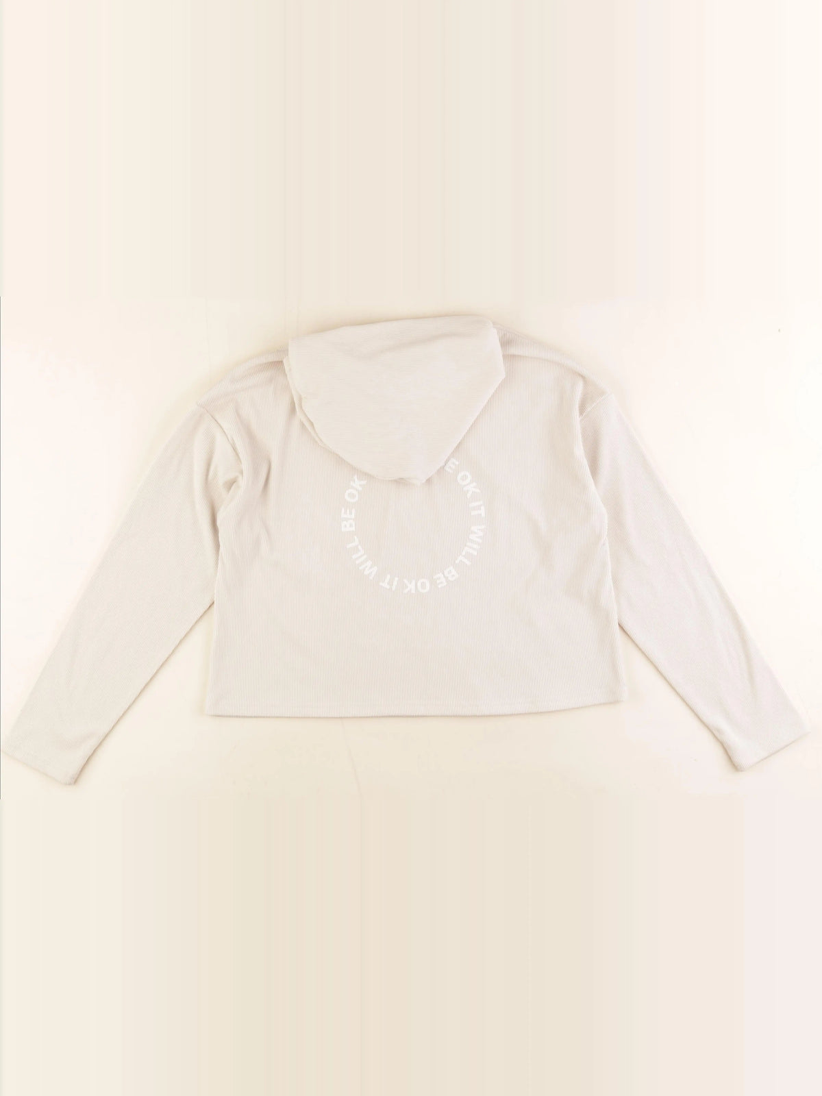 IKKS - pull imprimé au dos beige - 14 ans