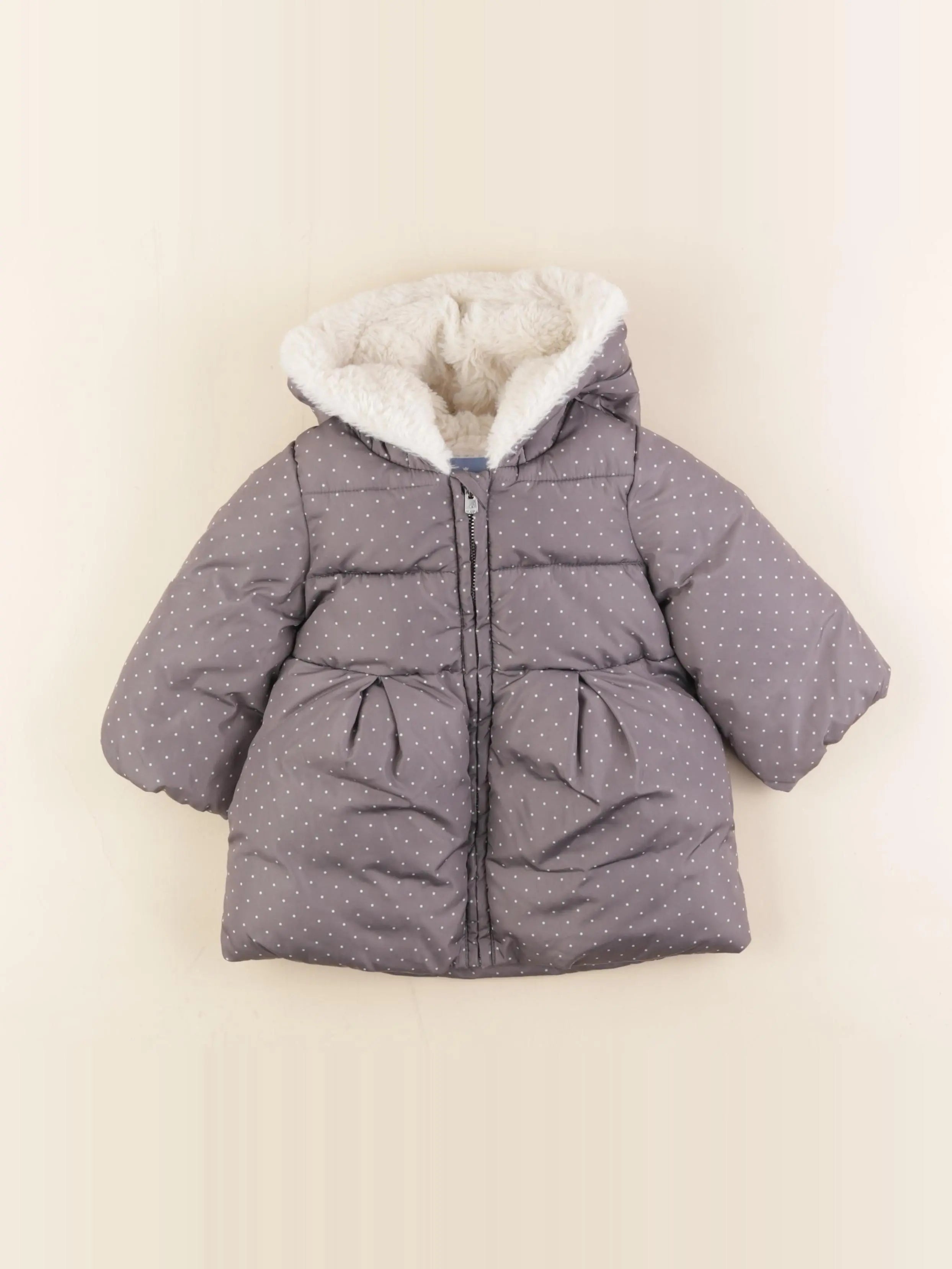 Jacadi - manteau gris - 12 mois