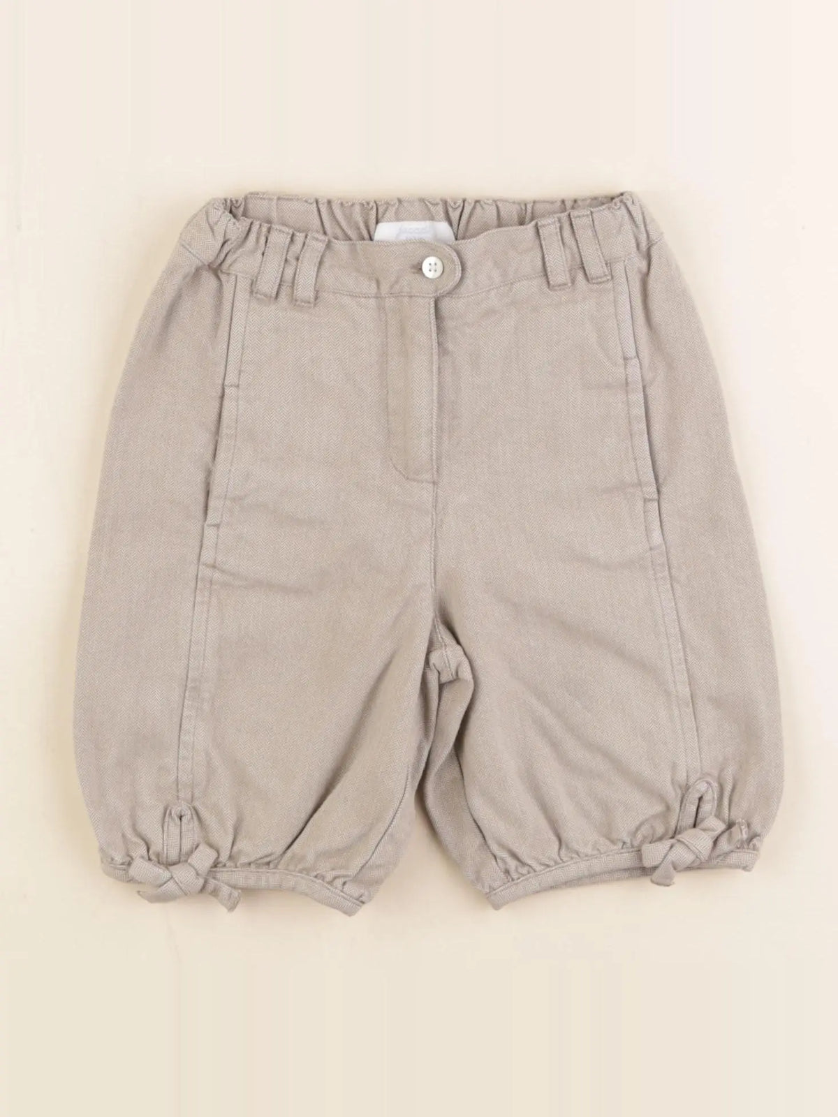 Jacadi - pantacourt beige - 18 mois