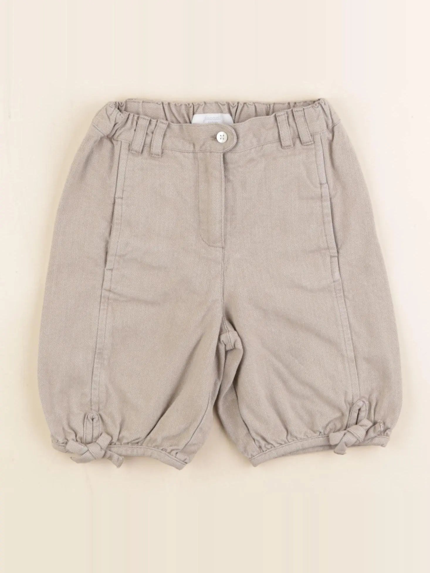 Jacadi - pantacourt beige - 18 mois