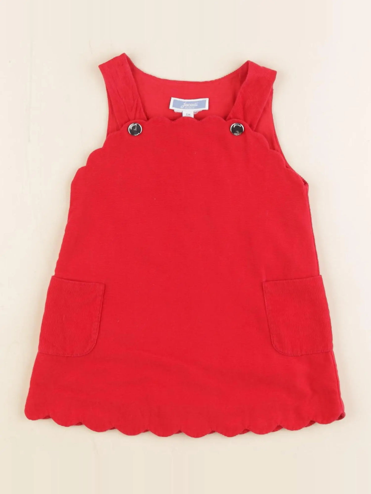 Jacadi - robe rouge - 6 mois