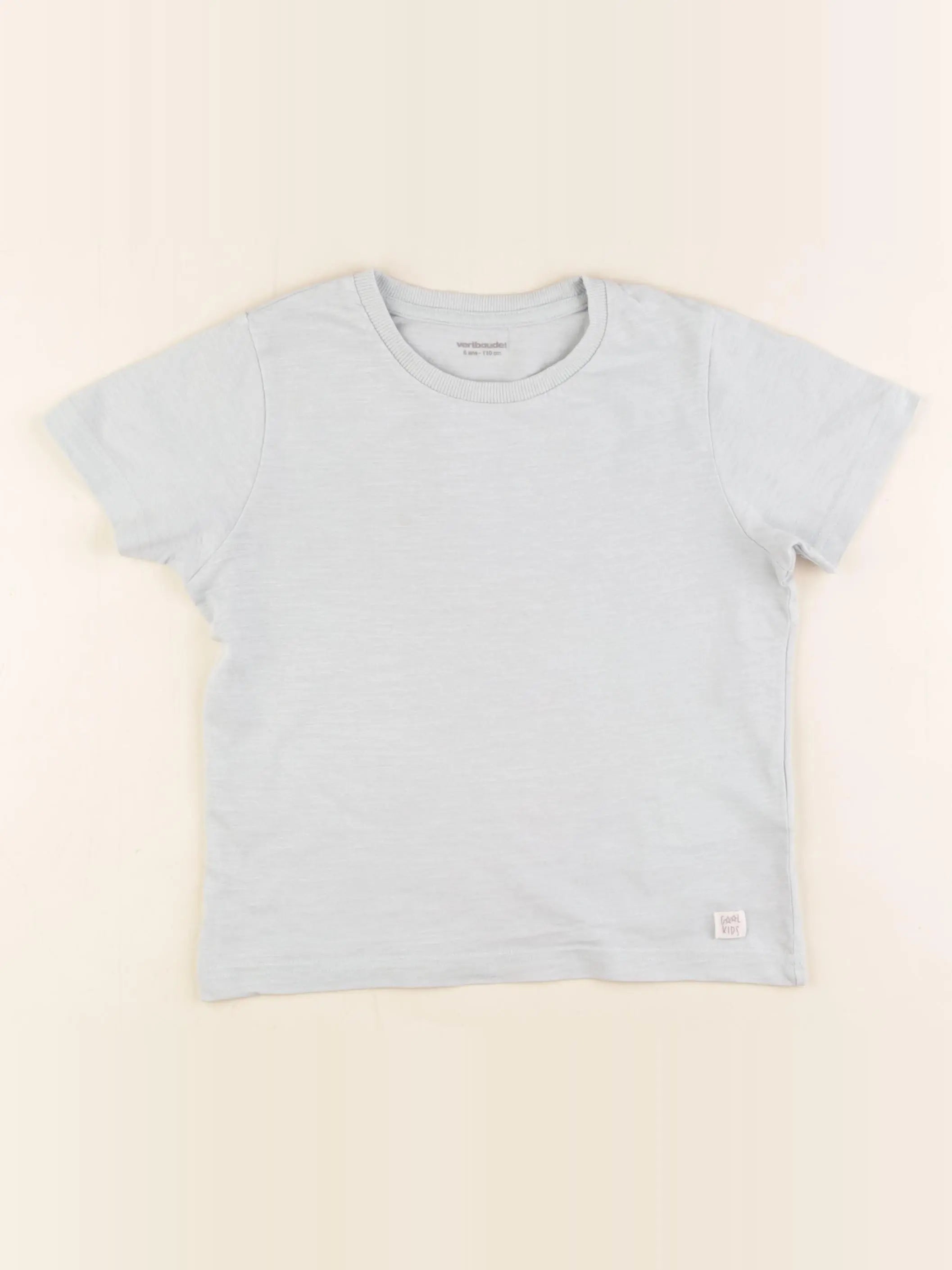 Vertbaudet - tee-shirt vert - 5 ans
