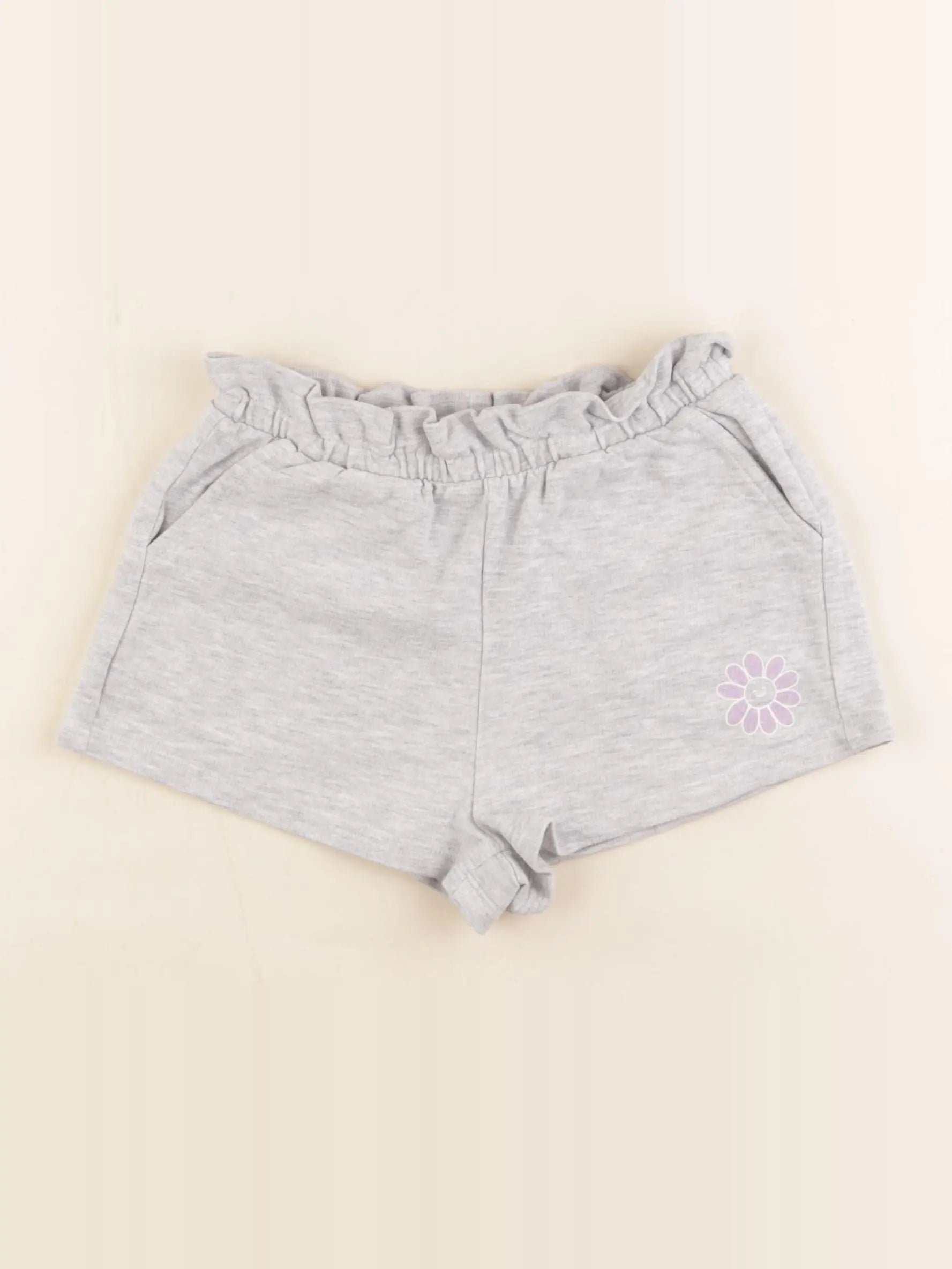 Vertbaudet - short gris - 6 ans