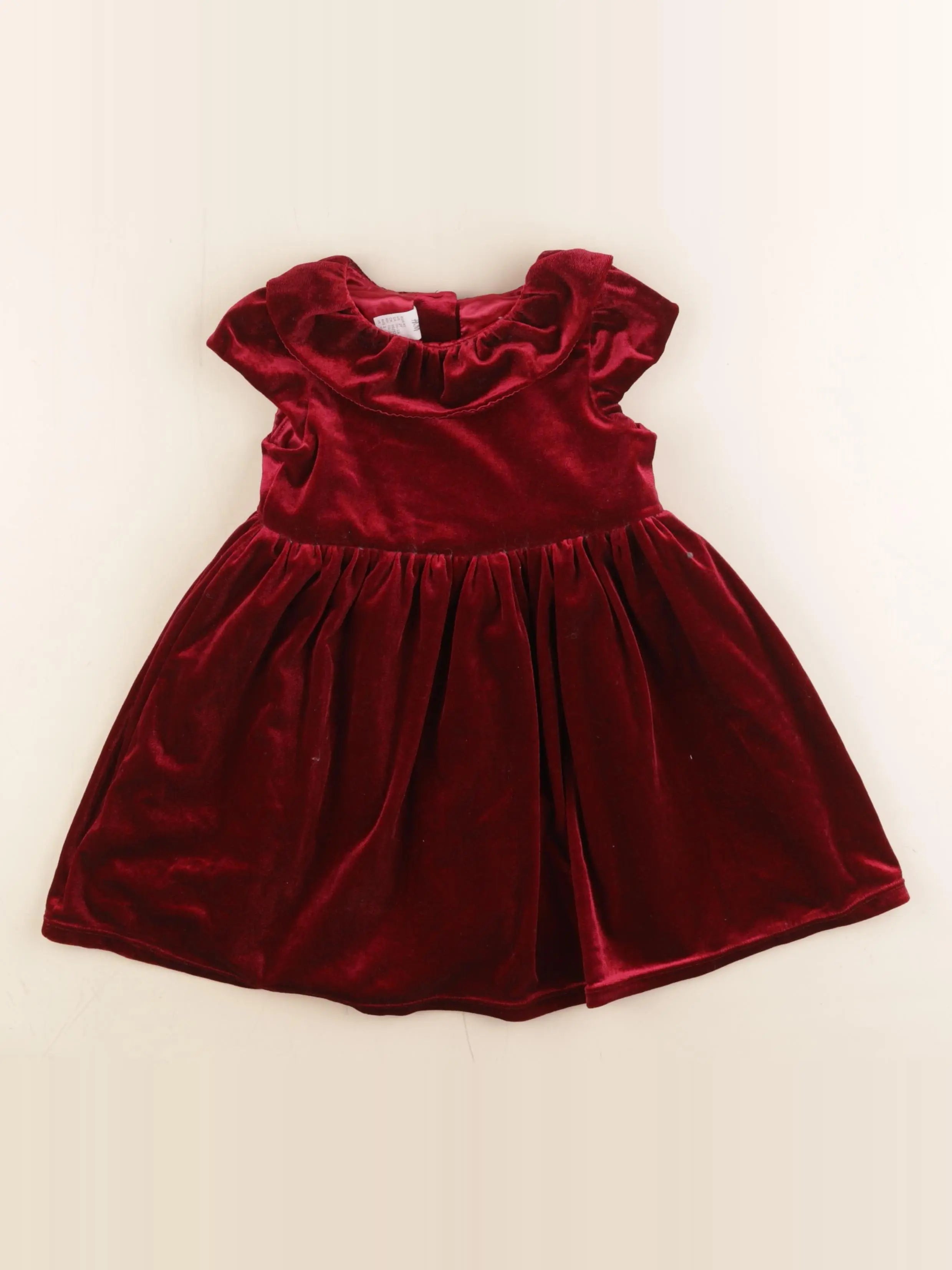 H&M - robe rouge - 2 ans