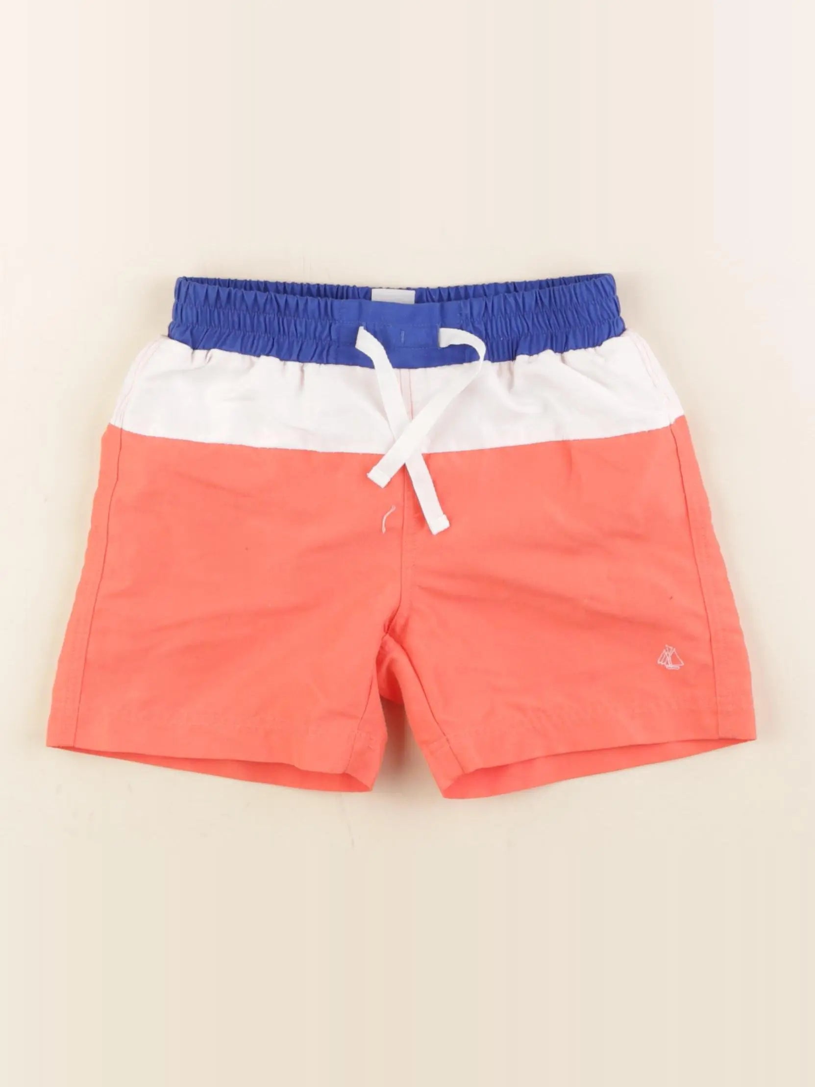 Petit Bateau - maillot de bain bleu, rouge - 3 ans