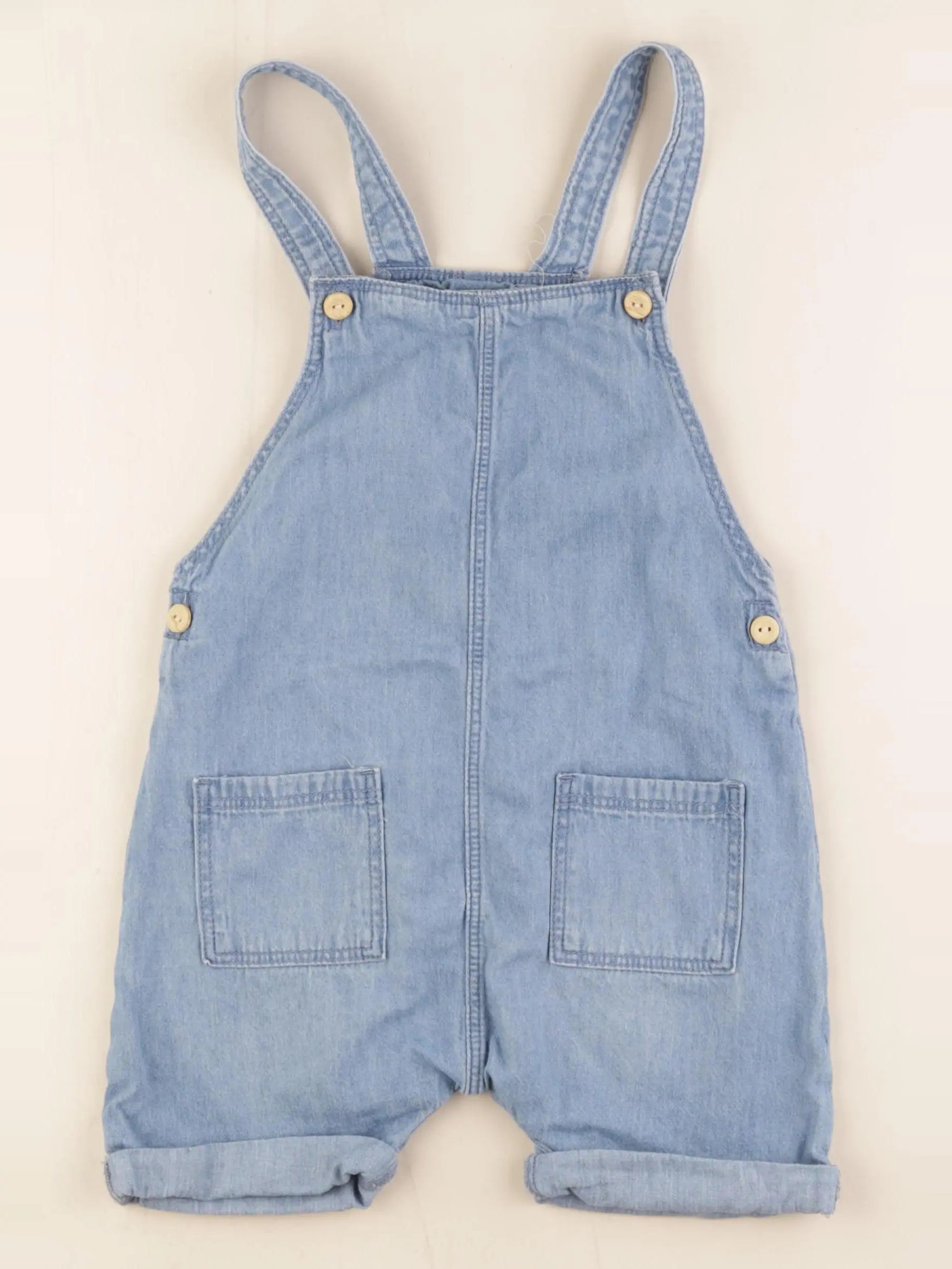 H&M - salopette bleu - 2/3 ans