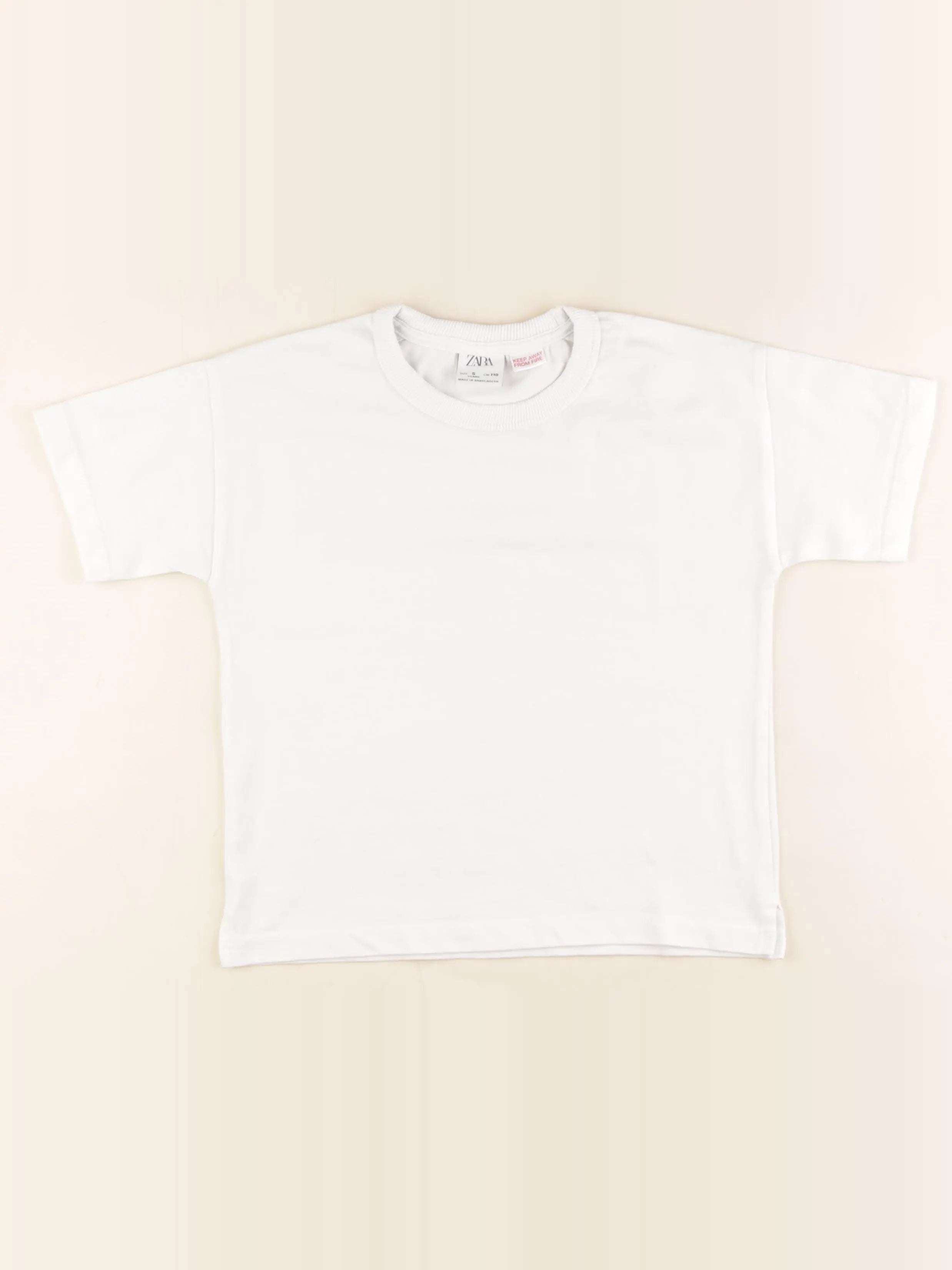Zara - tee-shirt blanc - 5 ans