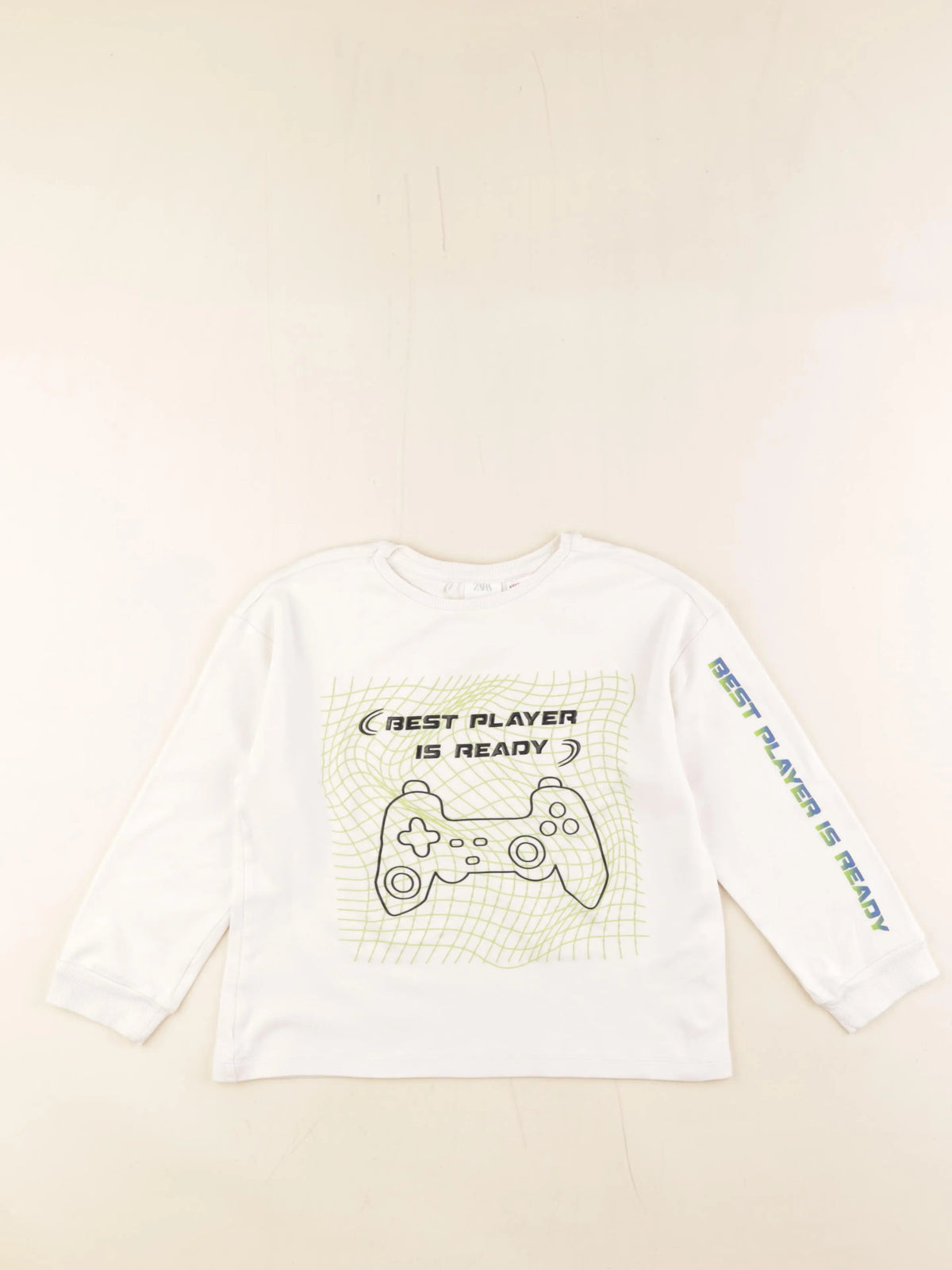 Zara - tee-shirt blanc - 6/7 ans