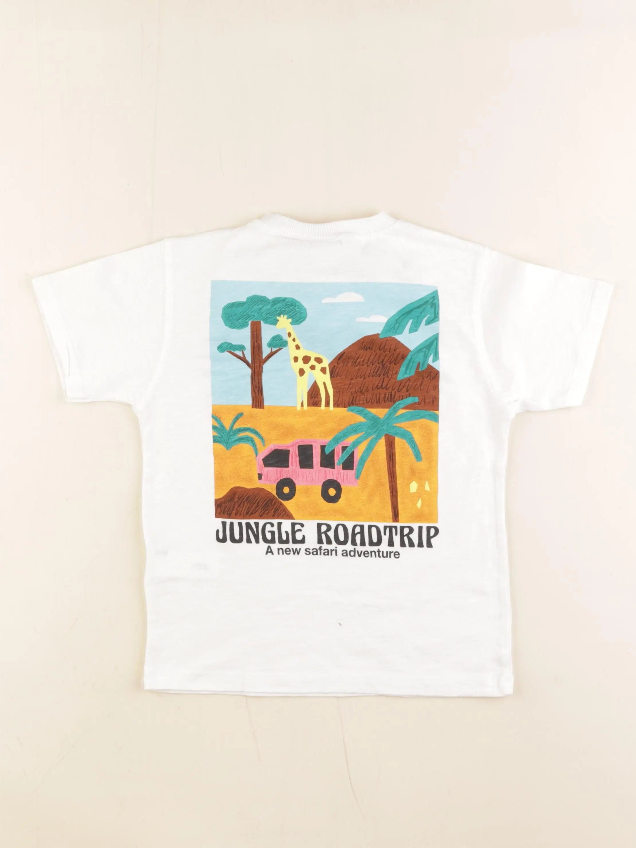 Zara - tee-shirt imprimé au dos blanc - 4 ans