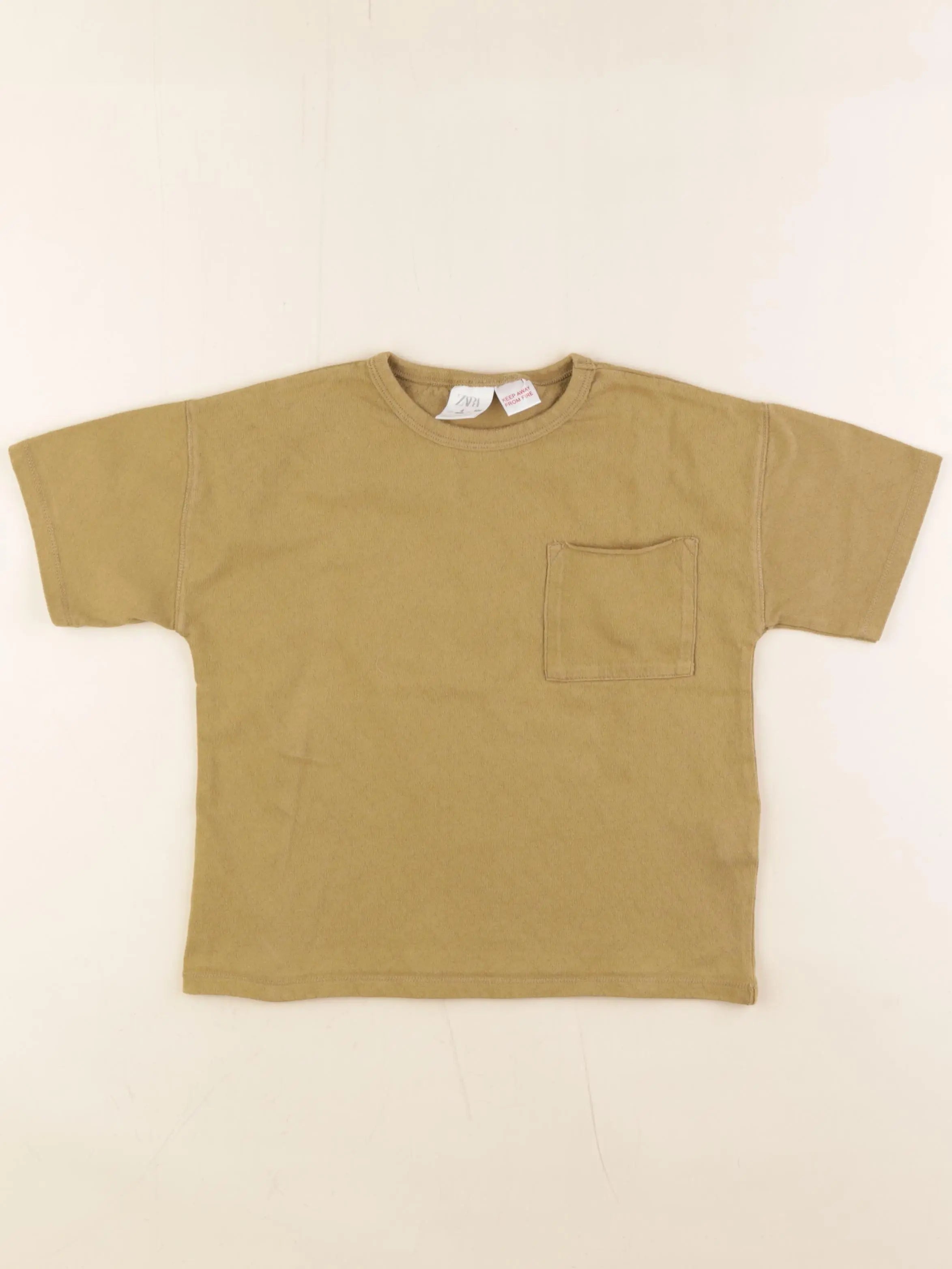 Zara - tee-shirt vert - 4 ans