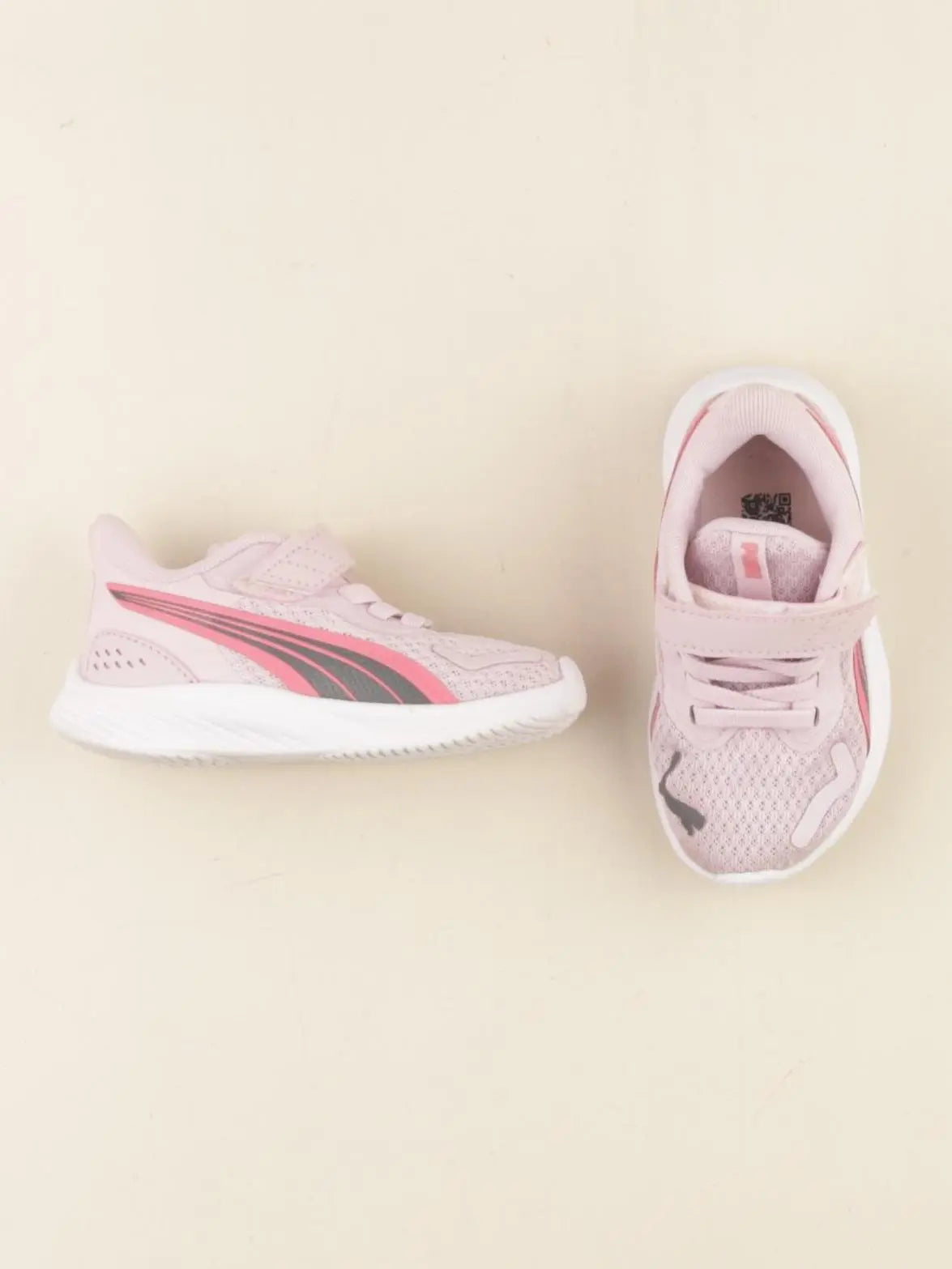Puma - tennis élastiqué rose - pointure 22