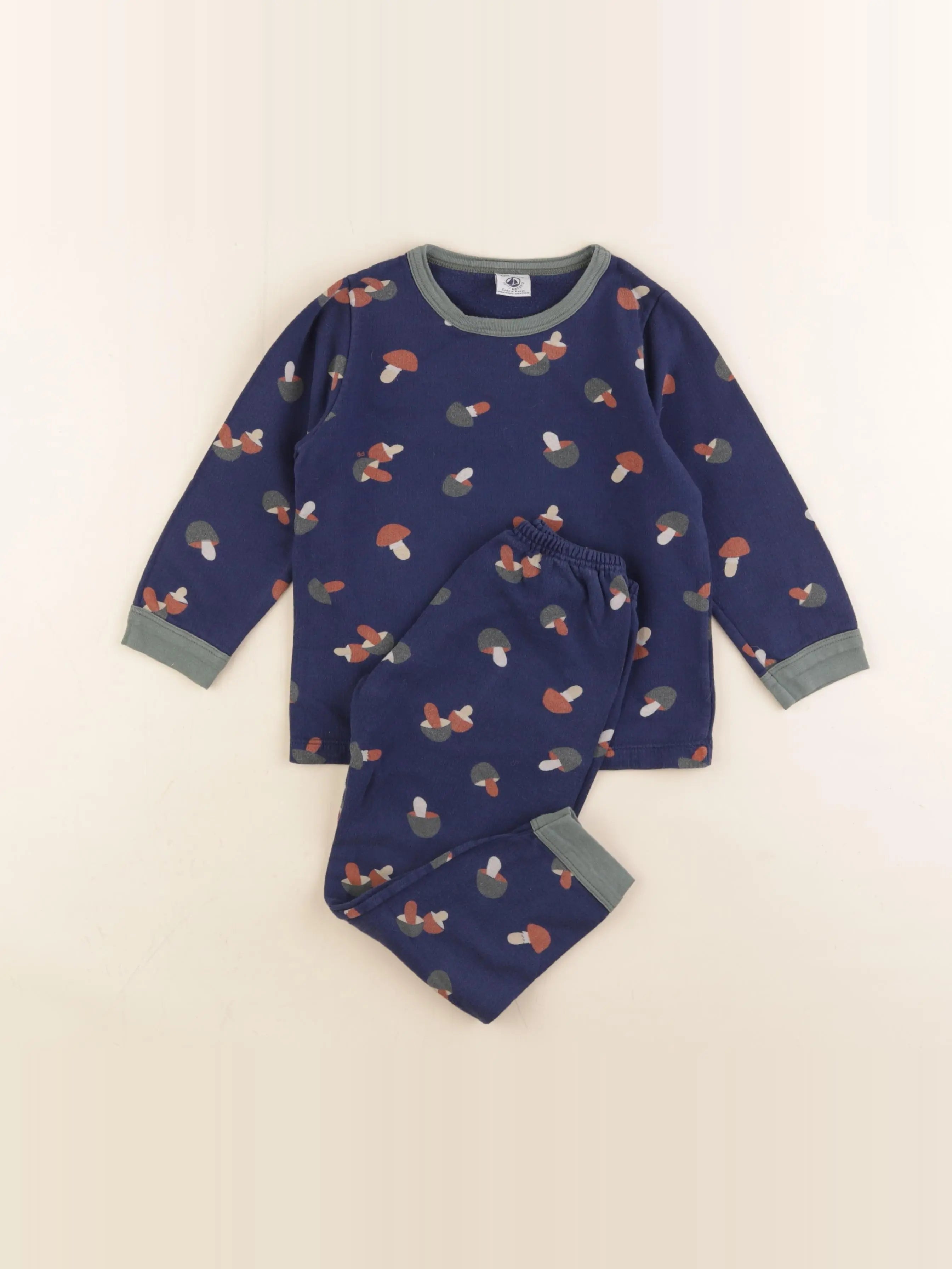 Petit Bateau - pyjama bleu - 4 ans