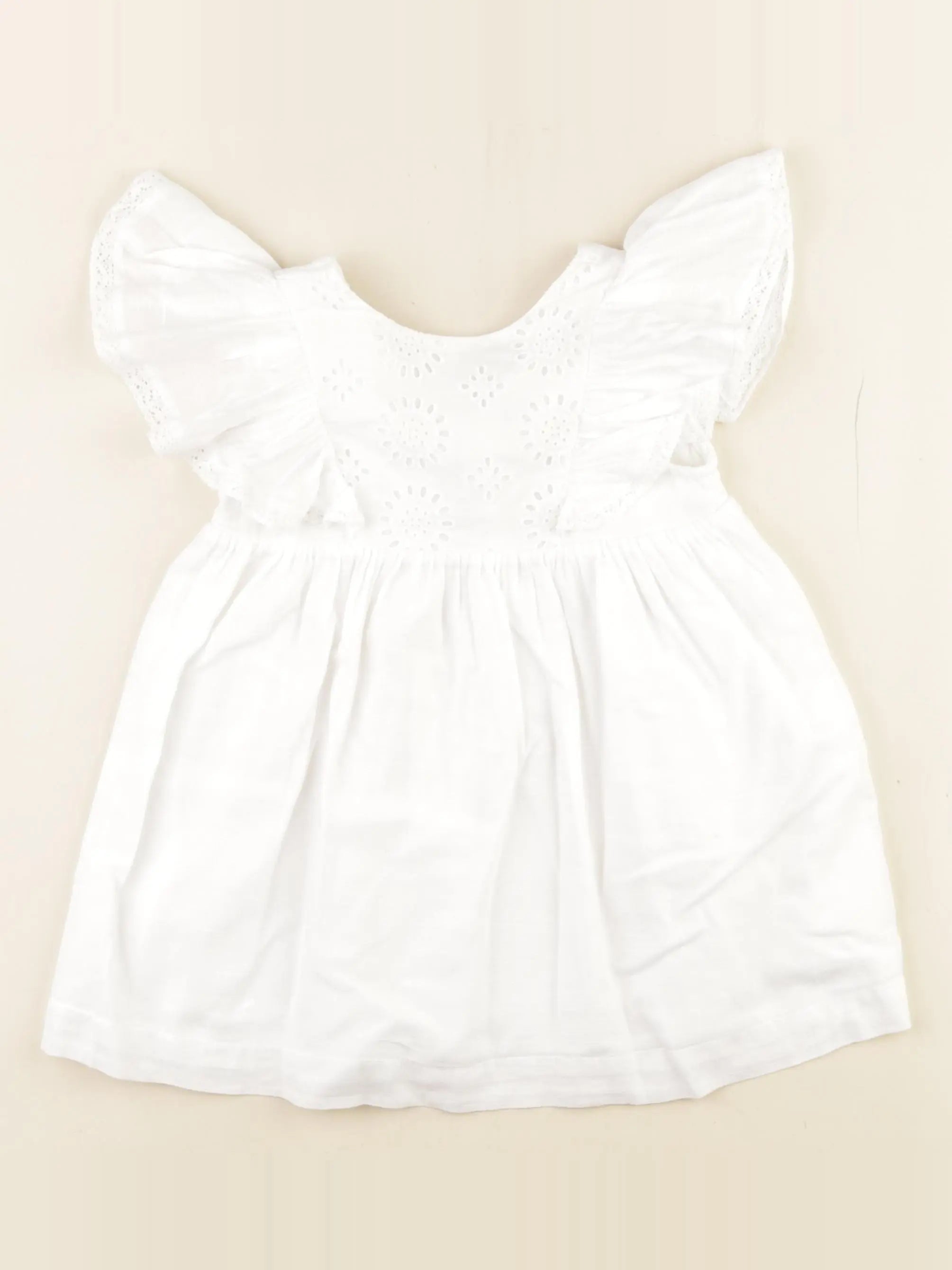 Vertbaudet - robe blanc - 2 ans